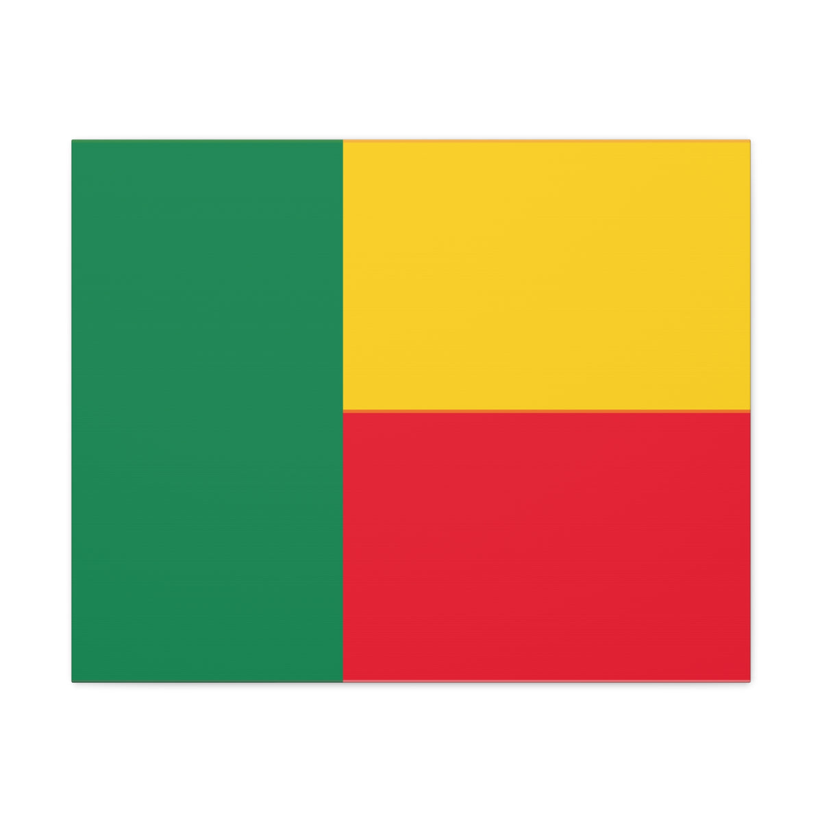 Benin Country Flag Canvas Vibrant Wall Art Unframed Home Decor-Express Your Love Gifts