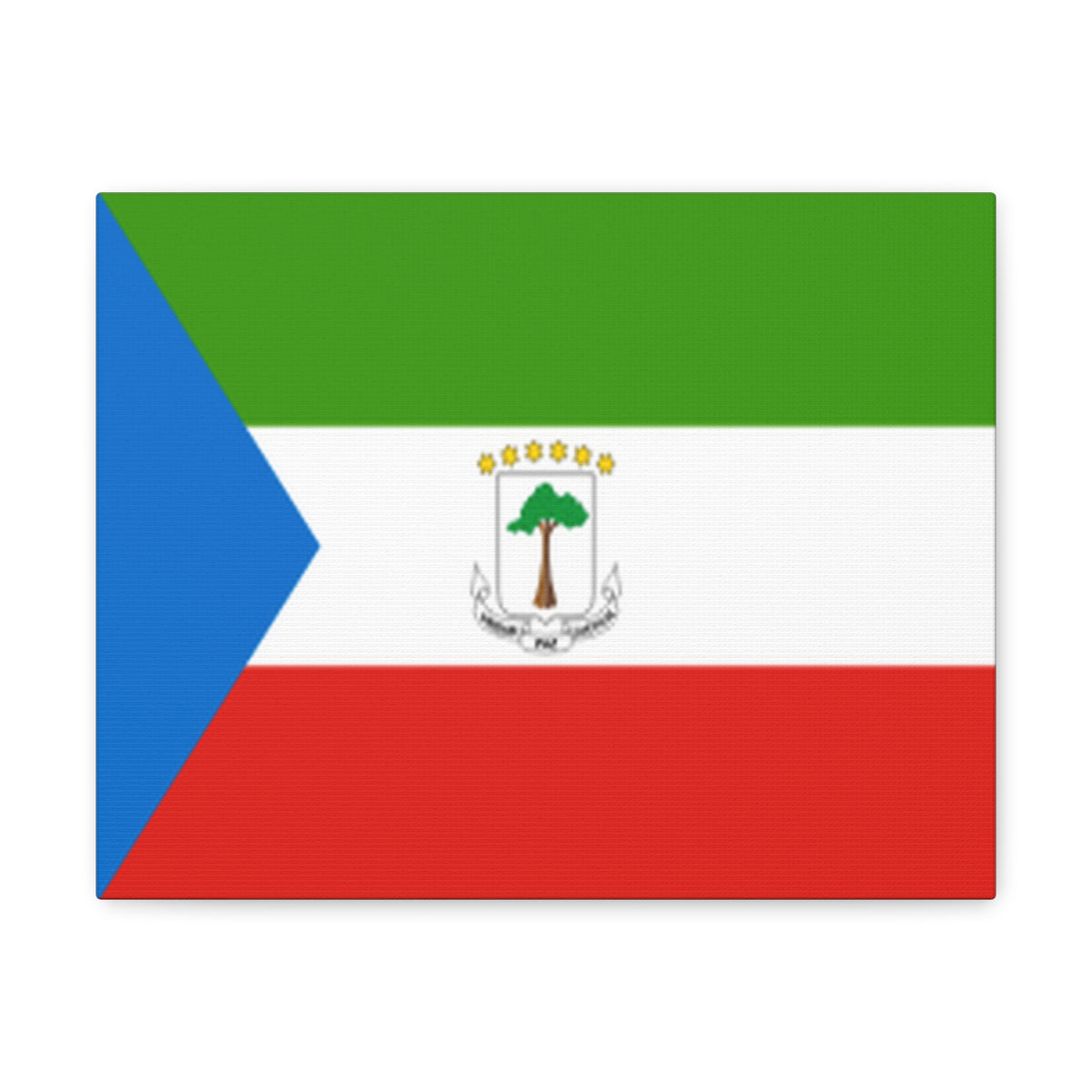 Equatorial Guinea Country Flag Canvas Vibrant Wall Art Unframed Home Decor-Express Your Love Gifts