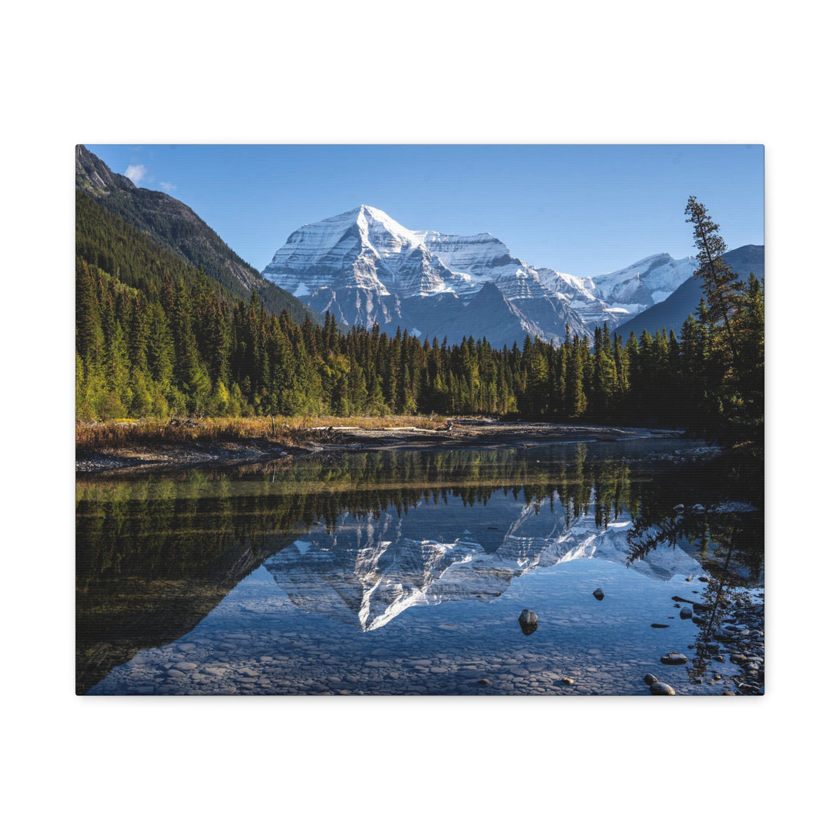 Mystic Forest Mountain Nature Wilderness Photography Canvas Wall Art for Home Decor Ready-to-Hang-Express Your Love Gifts