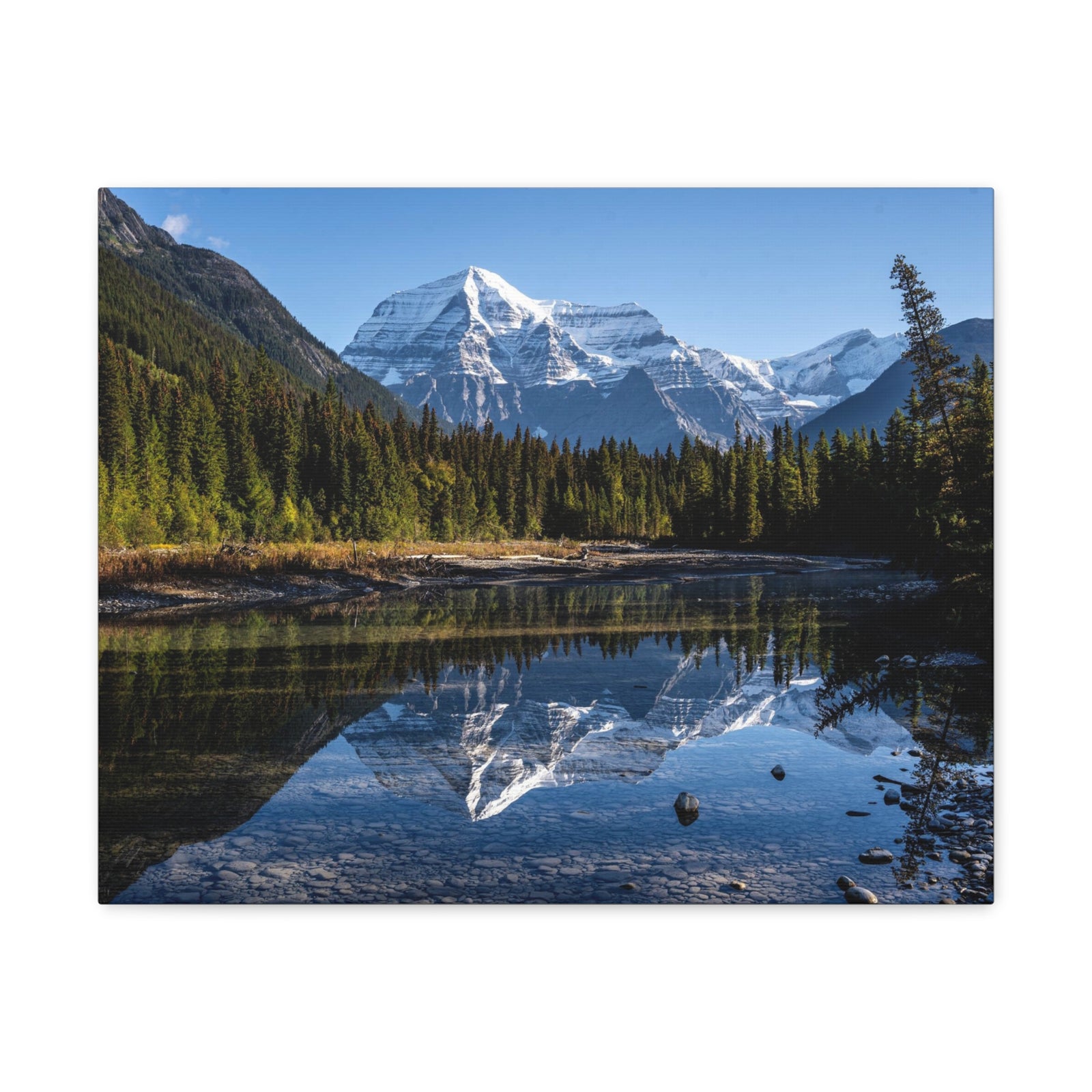 Mystic Forest Mountain Nature Wilderness Photography Canvas Wall Art for Home Decor Ready-to-Hang-Express Your Love Gifts