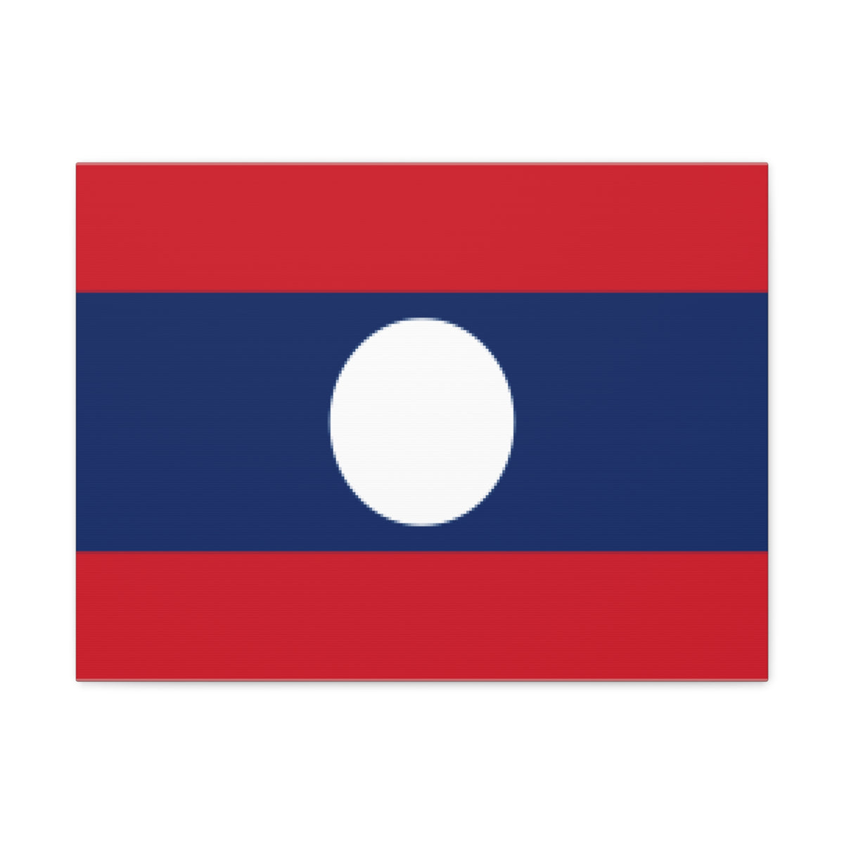Laos Country Flag Canvas Vibrant Wall Art Unframed Home Decor-Express Your Love Gifts