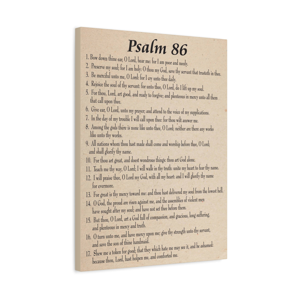Scripture Walls Praying in Difficult Times Psalm 86:2 Bible Verse Canvas Christian Wall Art Ready to Hang-Express Your Love Gifts