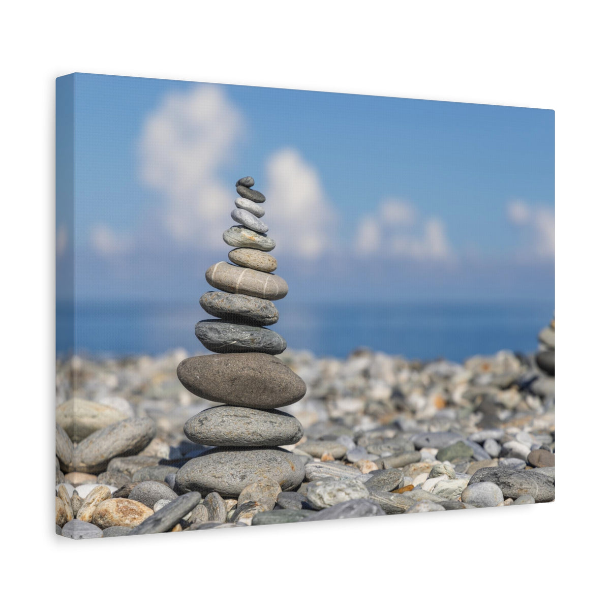 Stone Zed Stack Over Balance Nature Wilderness Photography Canvas Wall Art for Home Decor Ready-to-Hang-Express Your Love Gifts