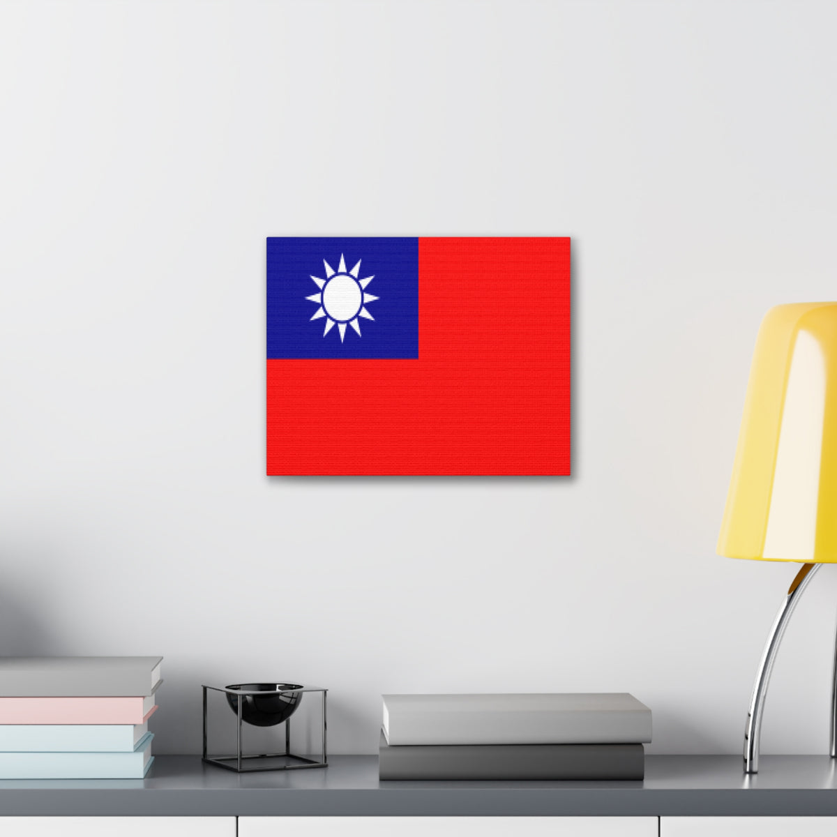 Taiwan Country Flag Canvas Vibrant Wall Art Unframed Home Decor-Express Your Love Gifts