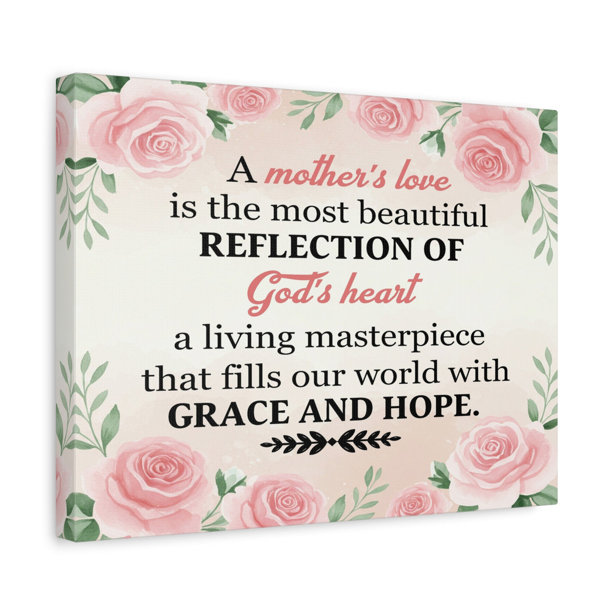 Inspirational Canvas Grace and Hope Wall Decor for Home Office Gym Inspiring Success Quote Print Ready to Hang Unframed-Express Your Love Gifts