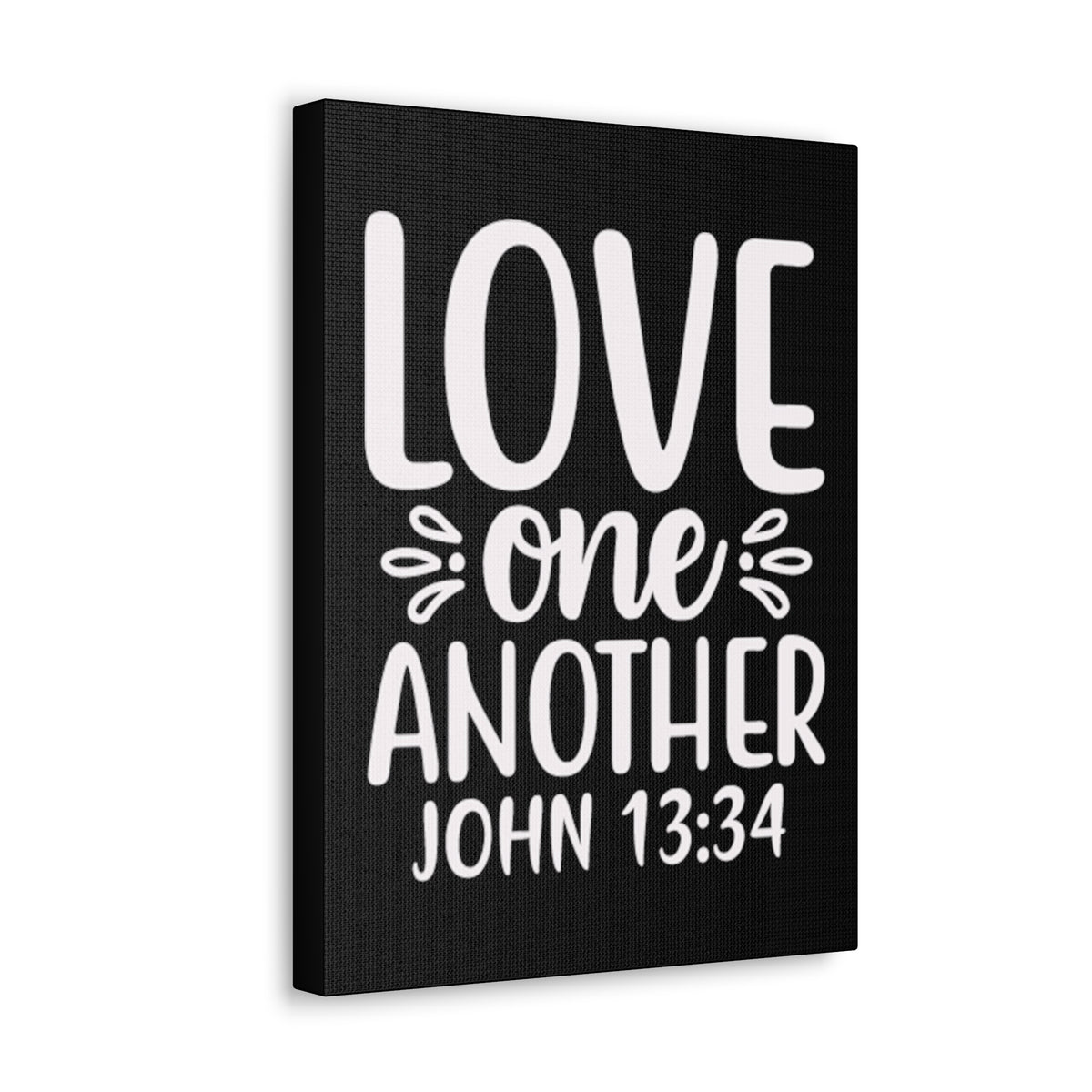 Scripture Walls John 13:34 Love One Another Bible Verse Canvas Christian Wall Art Ready to Hang Unframed-Express Your Love Gifts