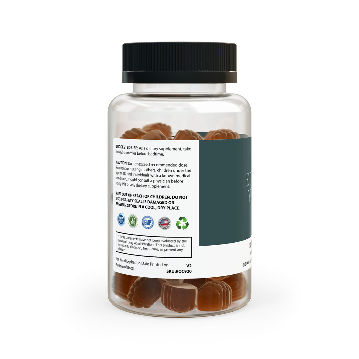 Sleep Well Gummies – Supports Sleep &amp; Healthy Circadian Rhythms – Multi-Fruit Flavor, Non-GMO (60 Gummies)-Express Your Love Gifts