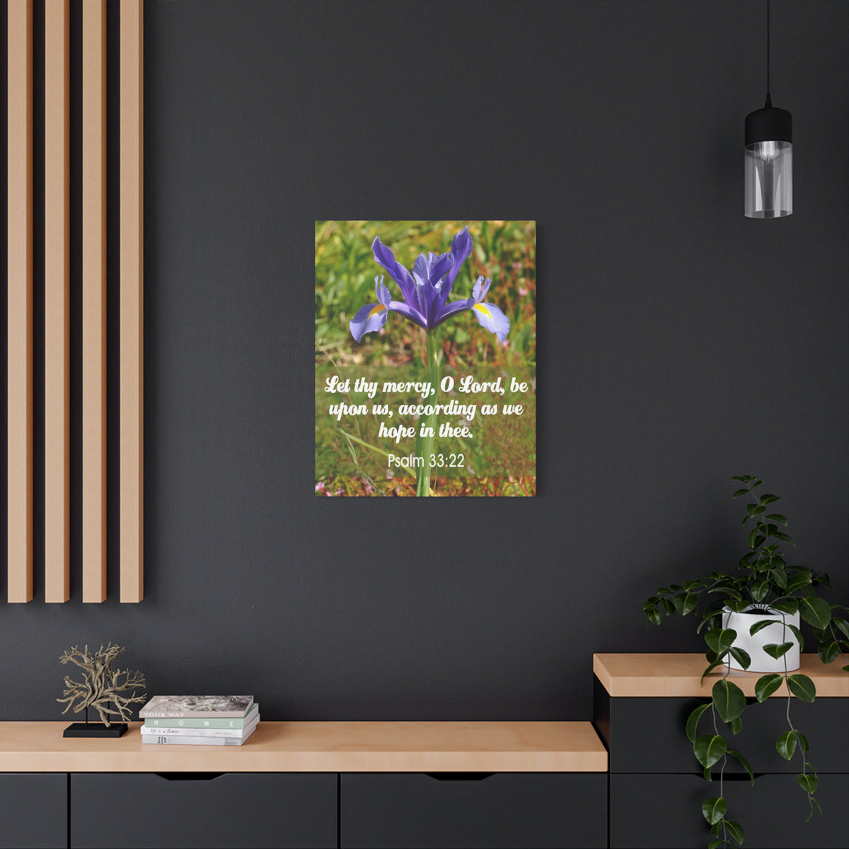 Scripture Walls Hope In Thee Psalm 33:22 Bible Verse Canvas Christian Wall Art Ready to Hang-Express Your Love Gifts