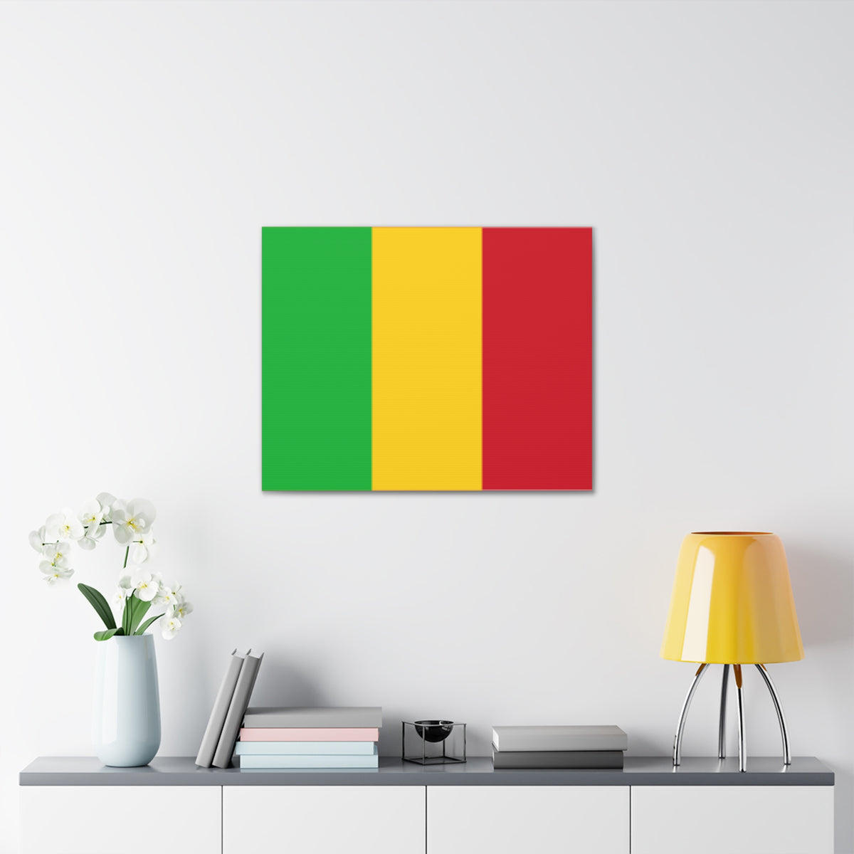 Mali Country Flag Canvas Vibrant Wall Art Unframed Home Decor-Express Your Love Gifts