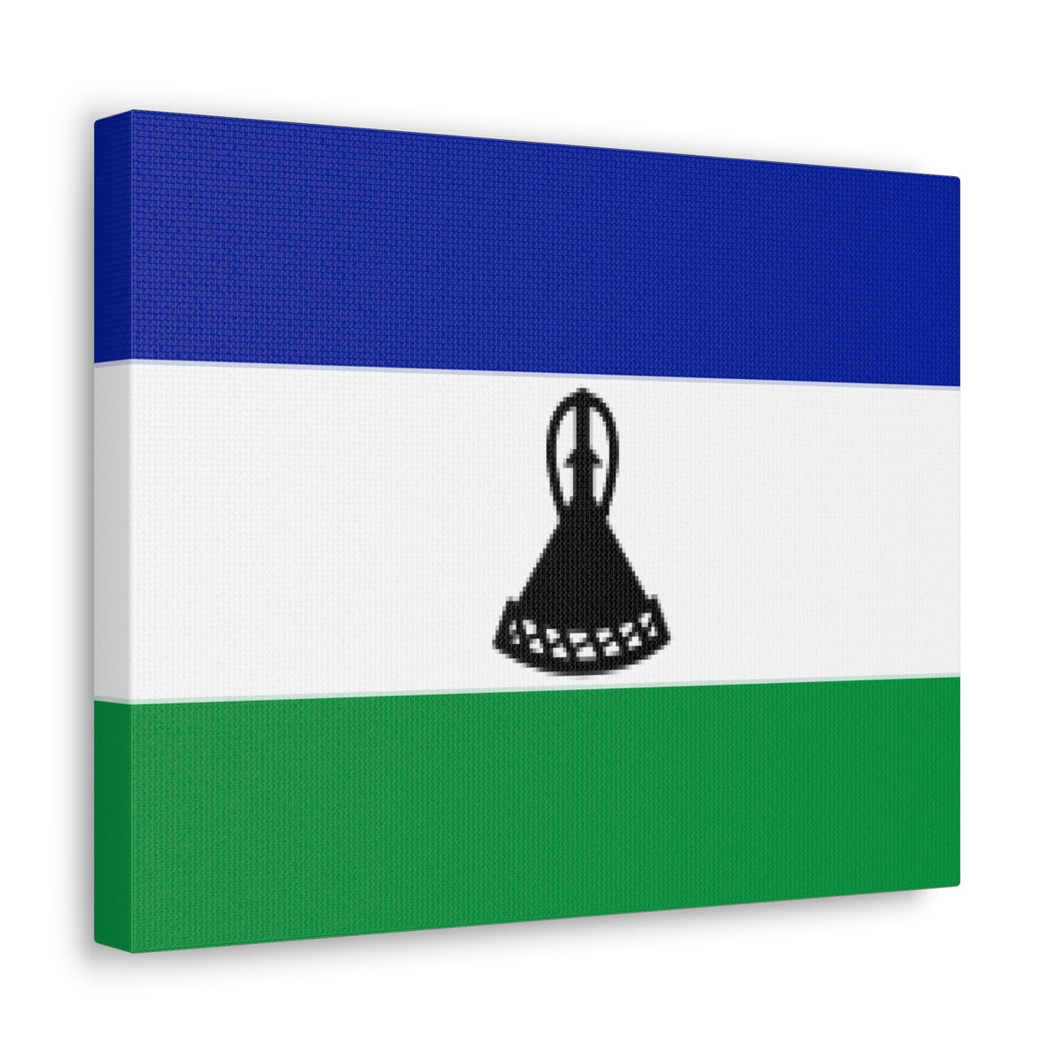 Lesotho Country Flag Canvas Vibrant Wall Art Unframed Home Decor-Express Your Love Gifts