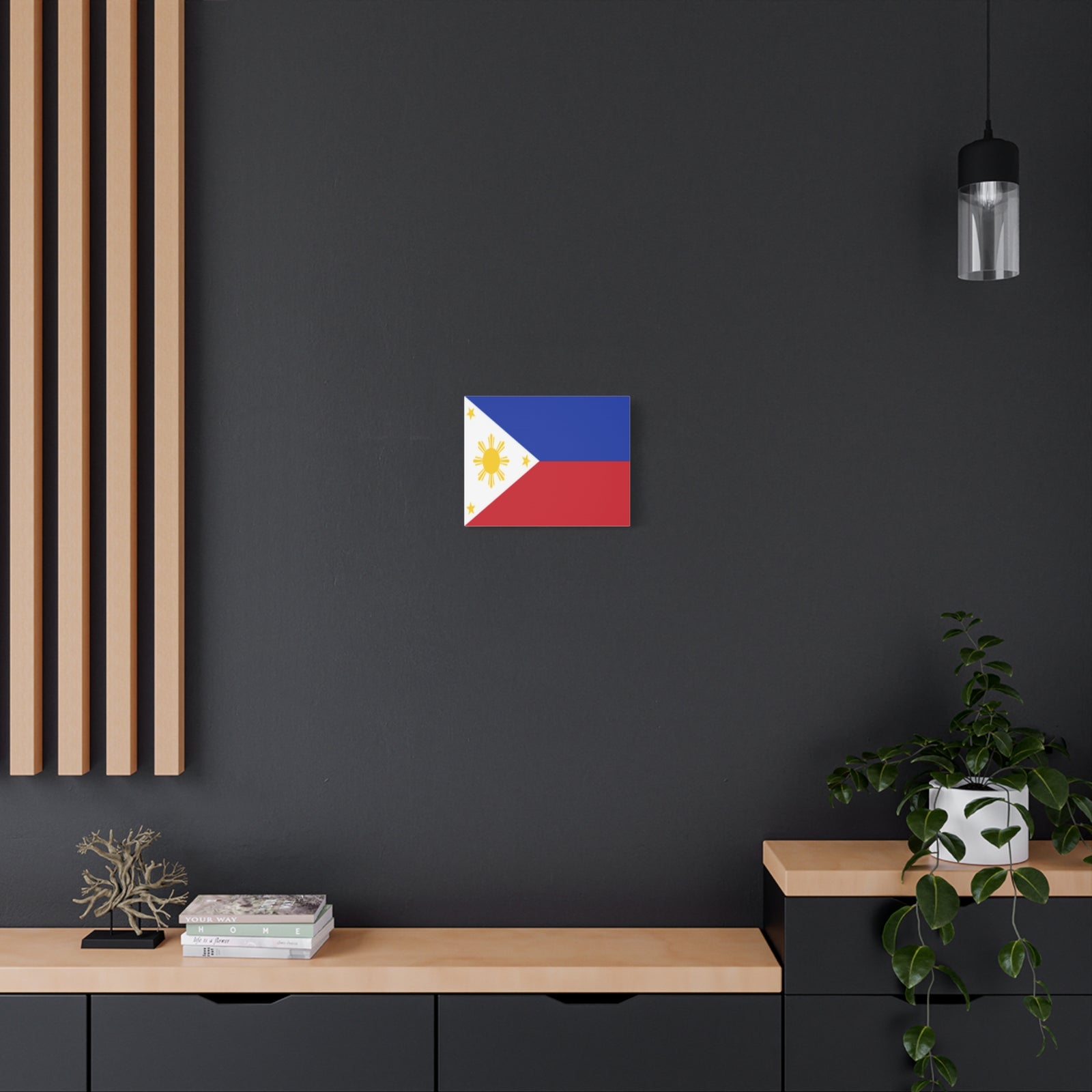 Philippines Country Flag Canvas Vibrant Wall Art Unframed Home Decor-Express Your Love Gifts