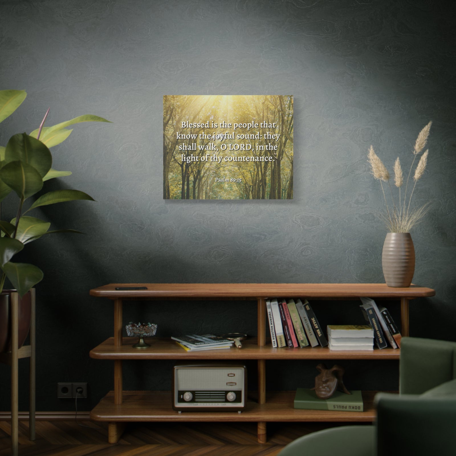 Scripture Walls Joyful Sound Psalm 89:15 Bible Verse Canvas Christian Wall Art Ready to Hang-Express Your Love Gifts