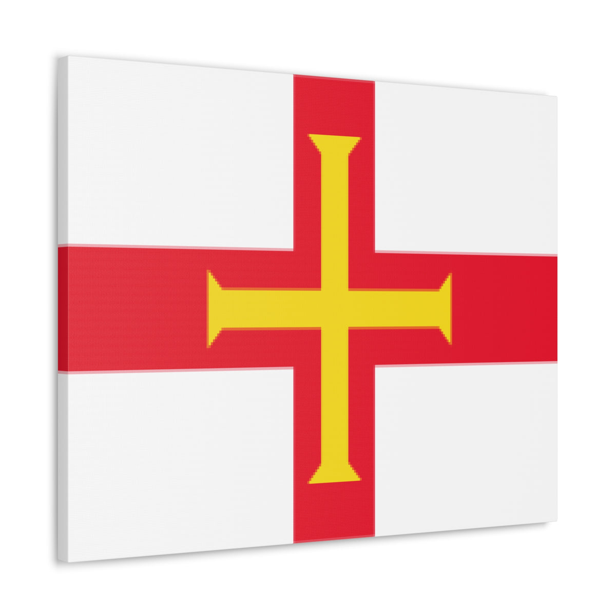 Guernsey Country Flag Canvas Vibrant Wall Art Unframed Home Decor-Express Your Love Gifts