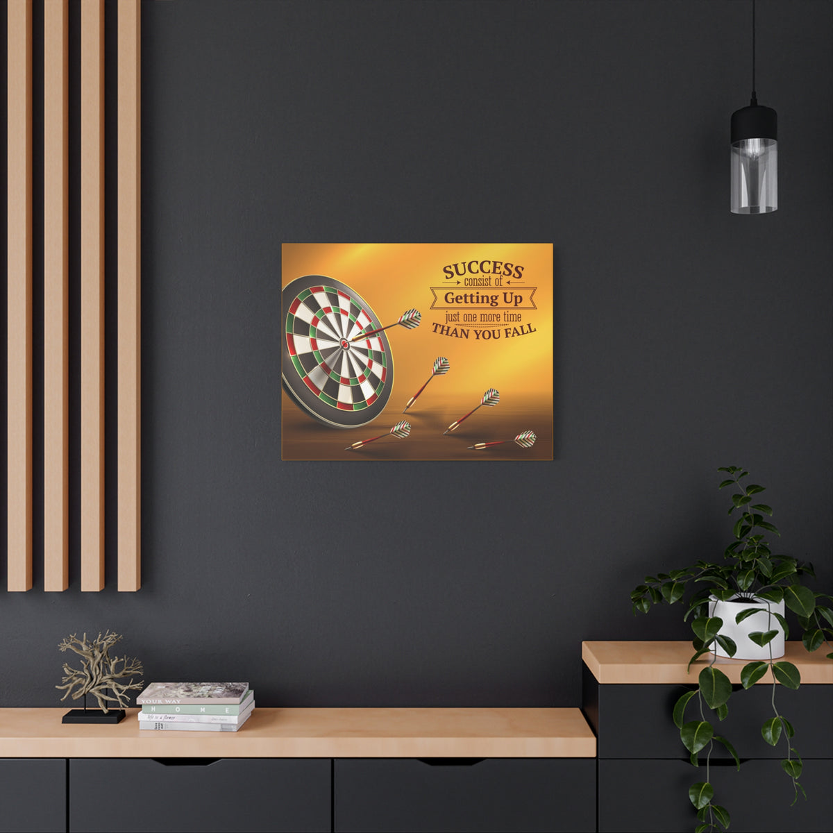 Inspirational Quote Canvas Success Wall Art Motivational Motto Inspiring Prints Artwork Decor Ready to Hang-Express Your Love Gifts