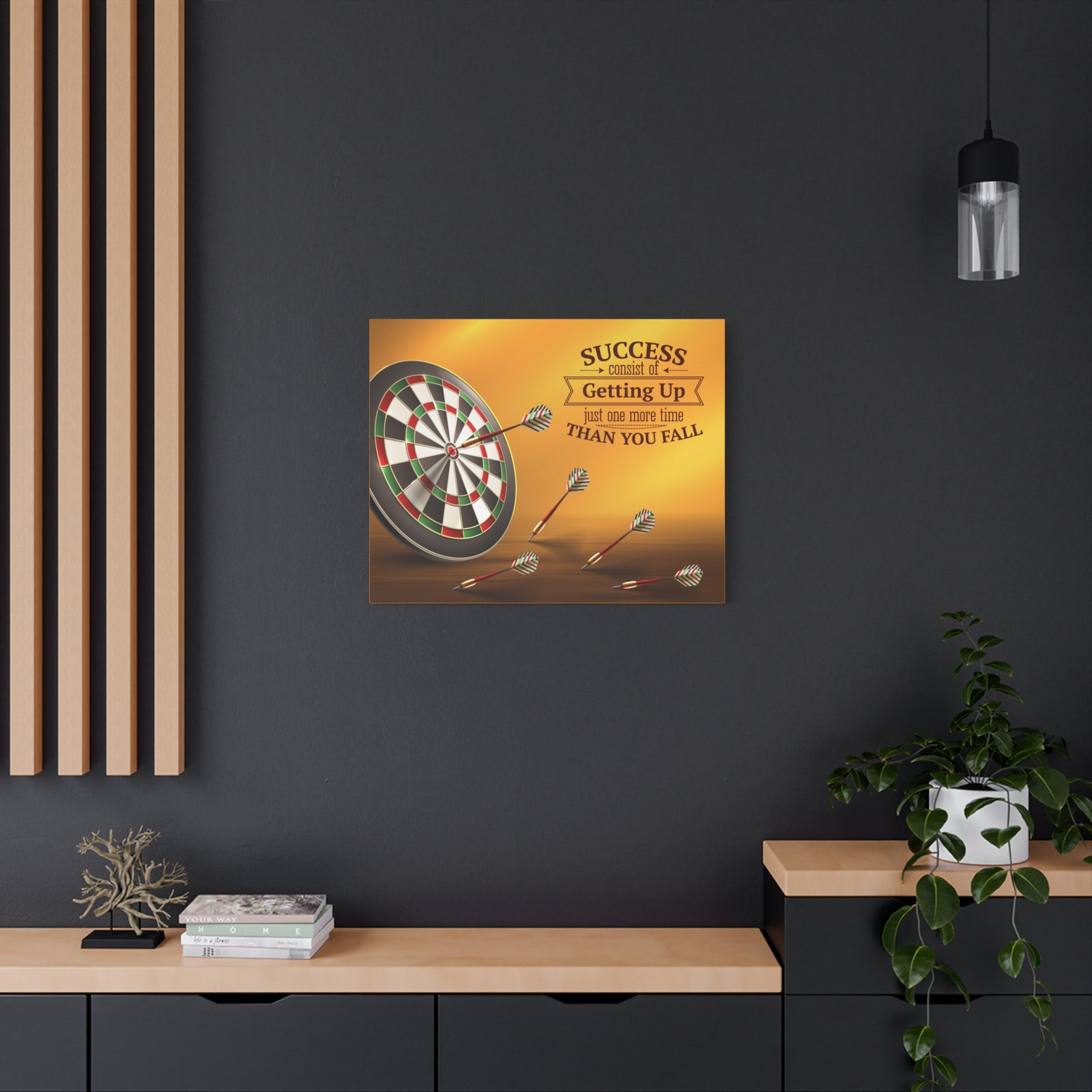 Inspirational Quote Canvas Success Wall Art Motivational Motto Inspiring Prints Artwork Decor Ready to Hang-Express Your Love Gifts