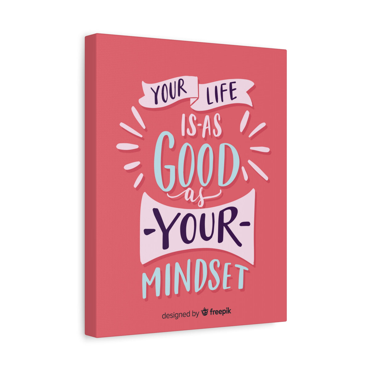 Inspirational Quote Canvas Mindset Wall Art Motivational Motto Inspiring Prints Artwork Decor Ready to Hang-Express Your Love Gifts