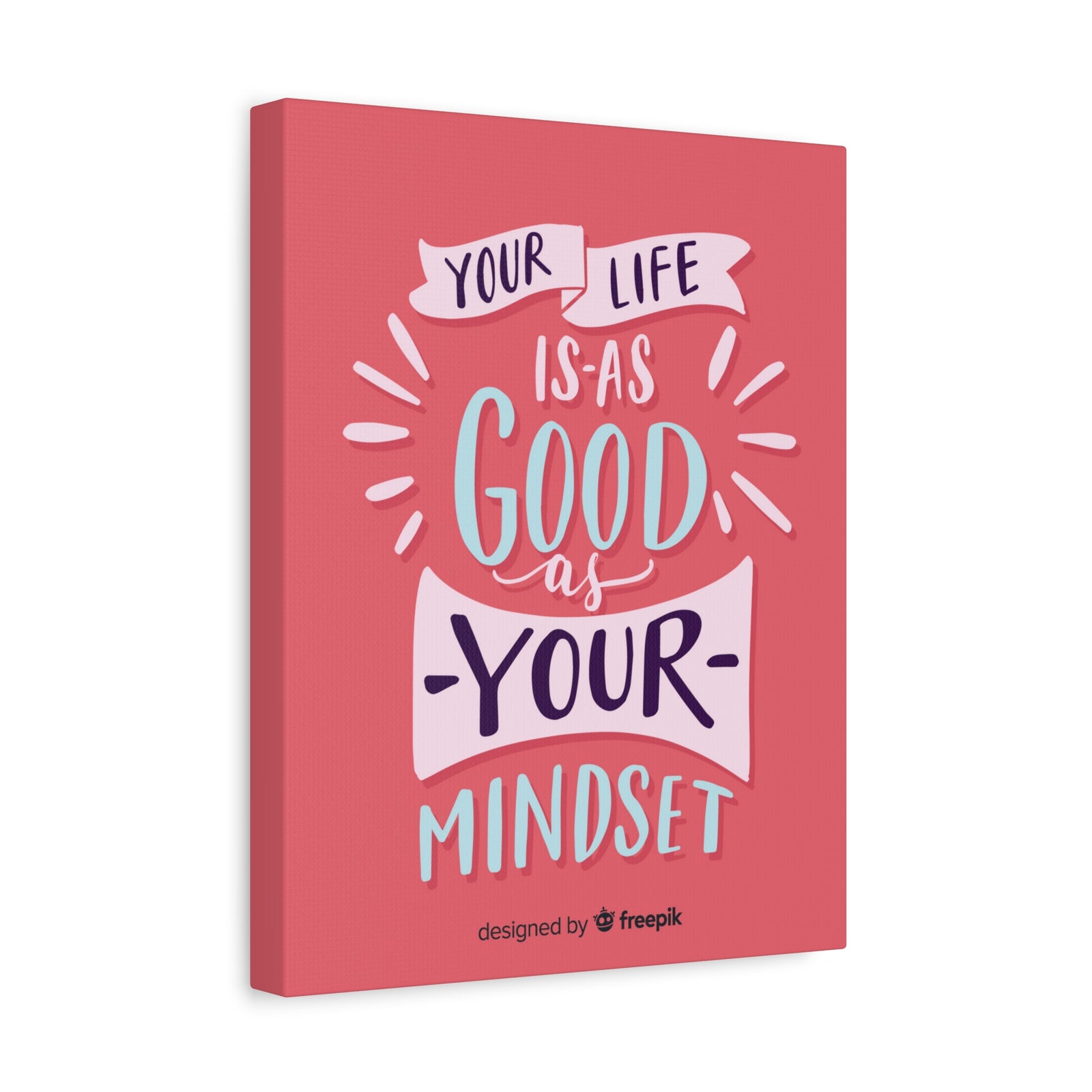 Inspirational Quote Canvas Mindset Wall Art Motivational Motto Inspiring Prints Artwork Decor Ready to Hang-Express Your Love Gifts