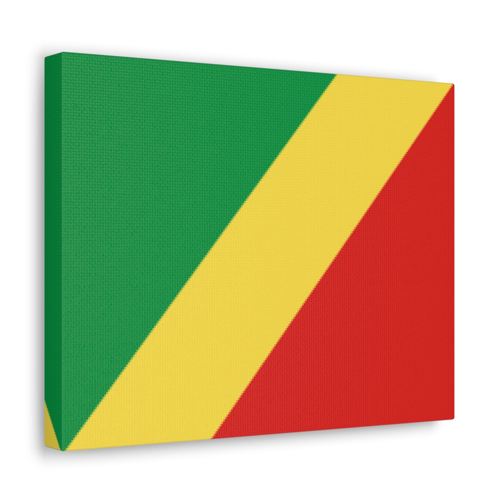 Republic of the Congo Country Flag Canvas Vibrant Wall Art Unframed Home Decor-Express Your Love Gifts