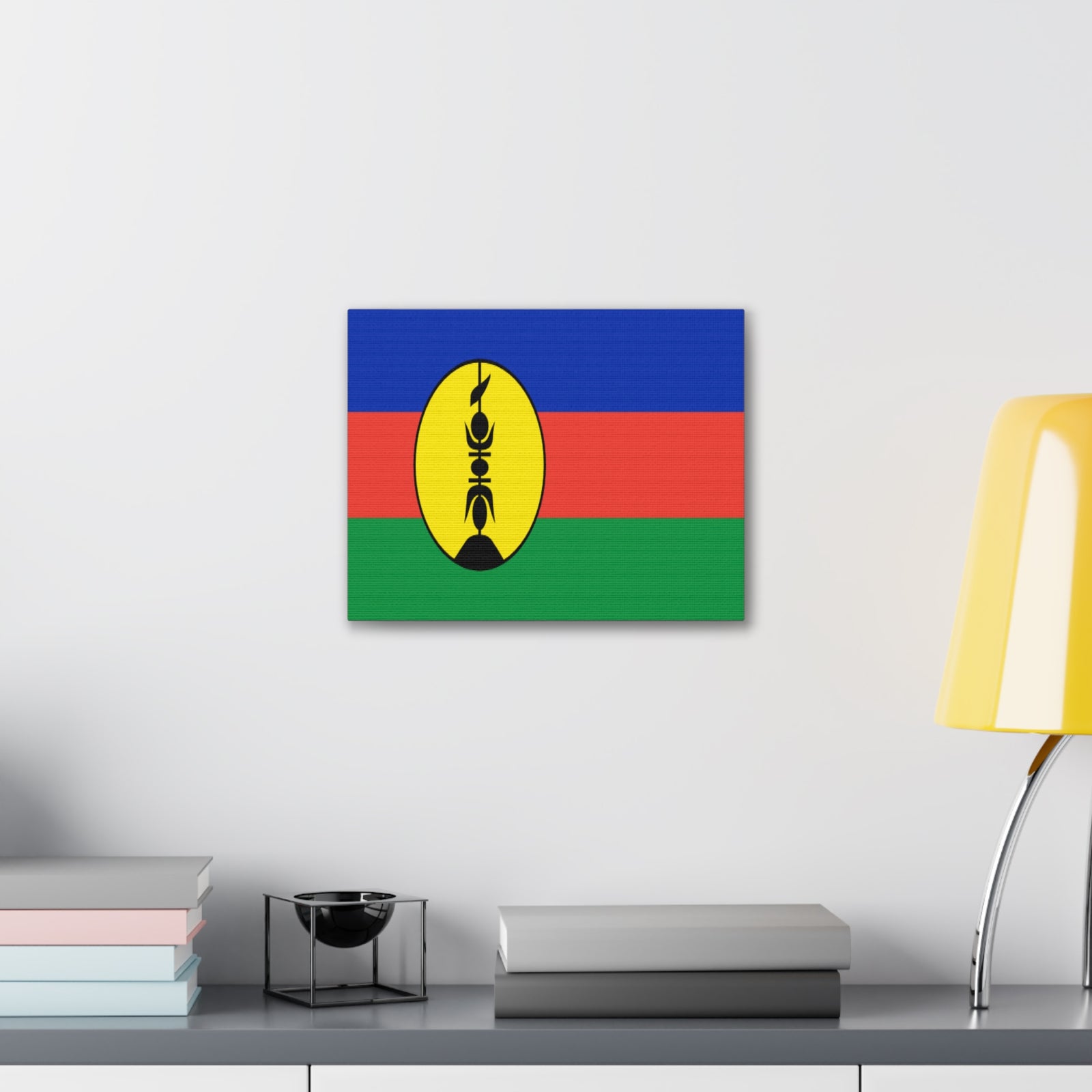 New Caledonia Country Flag Canvas Vibrant Wall Art Unframed Home Decor-Express Your Love Gifts