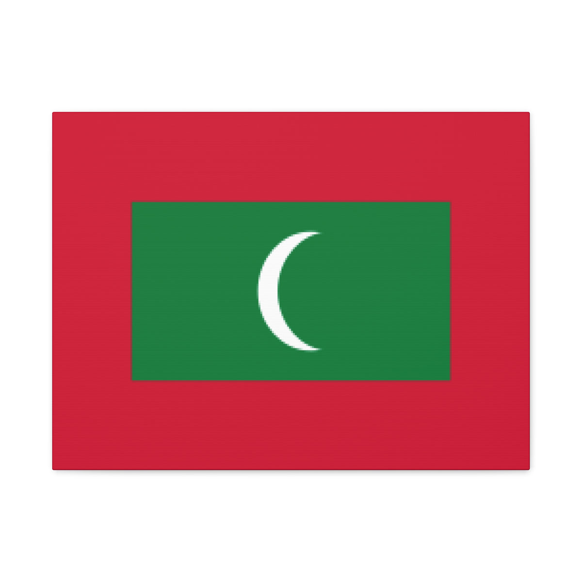 Maldives Country Flag Canvas Vibrant Wall Art Unframed Home Decor-Express Your Love Gifts