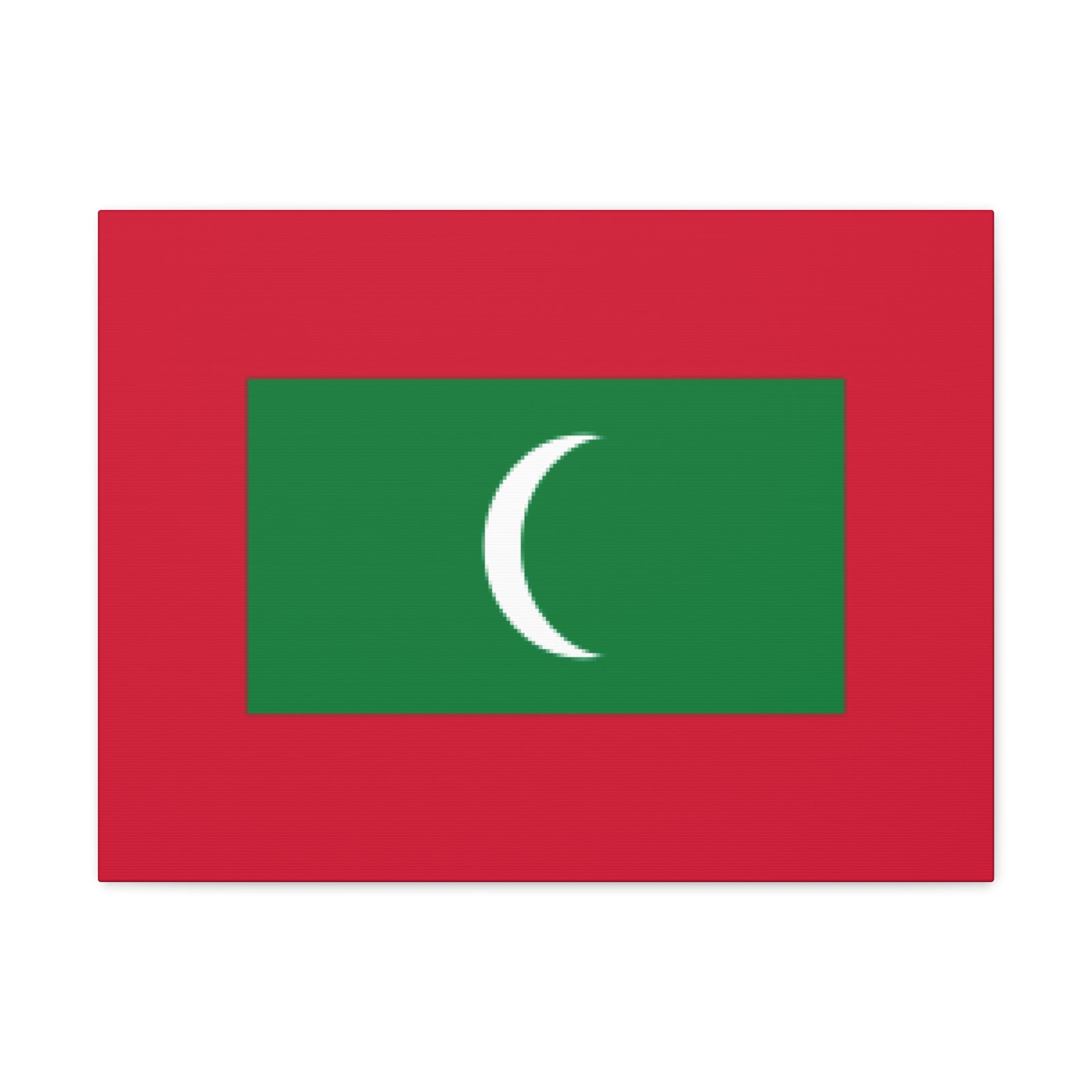 Maldives Country Flag Canvas Vibrant Wall Art Unframed Home Decor-Express Your Love Gifts