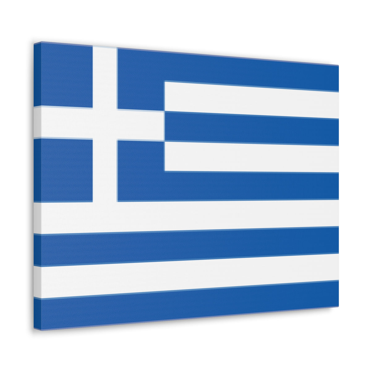 Greece Country Flag Canvas Vibrant Wall Art Unframed Home Decor-Express Your Love Gifts