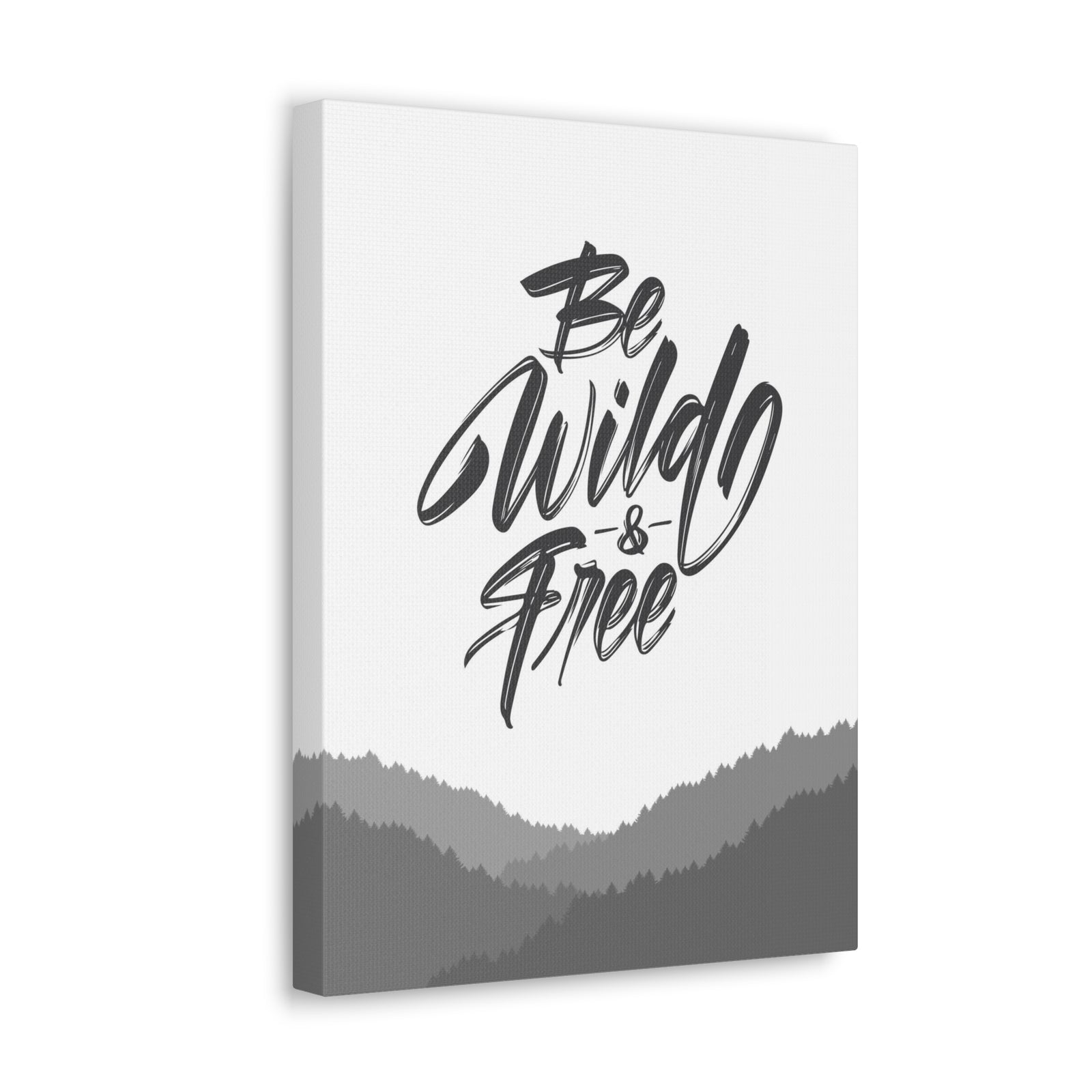 INSPIRATIONAL WALL ART BE WILD AND FREE MOTIVATIONAL PRINT READY TO HANG ARTWORK UNFRAMED-Express Your Love Gifts
