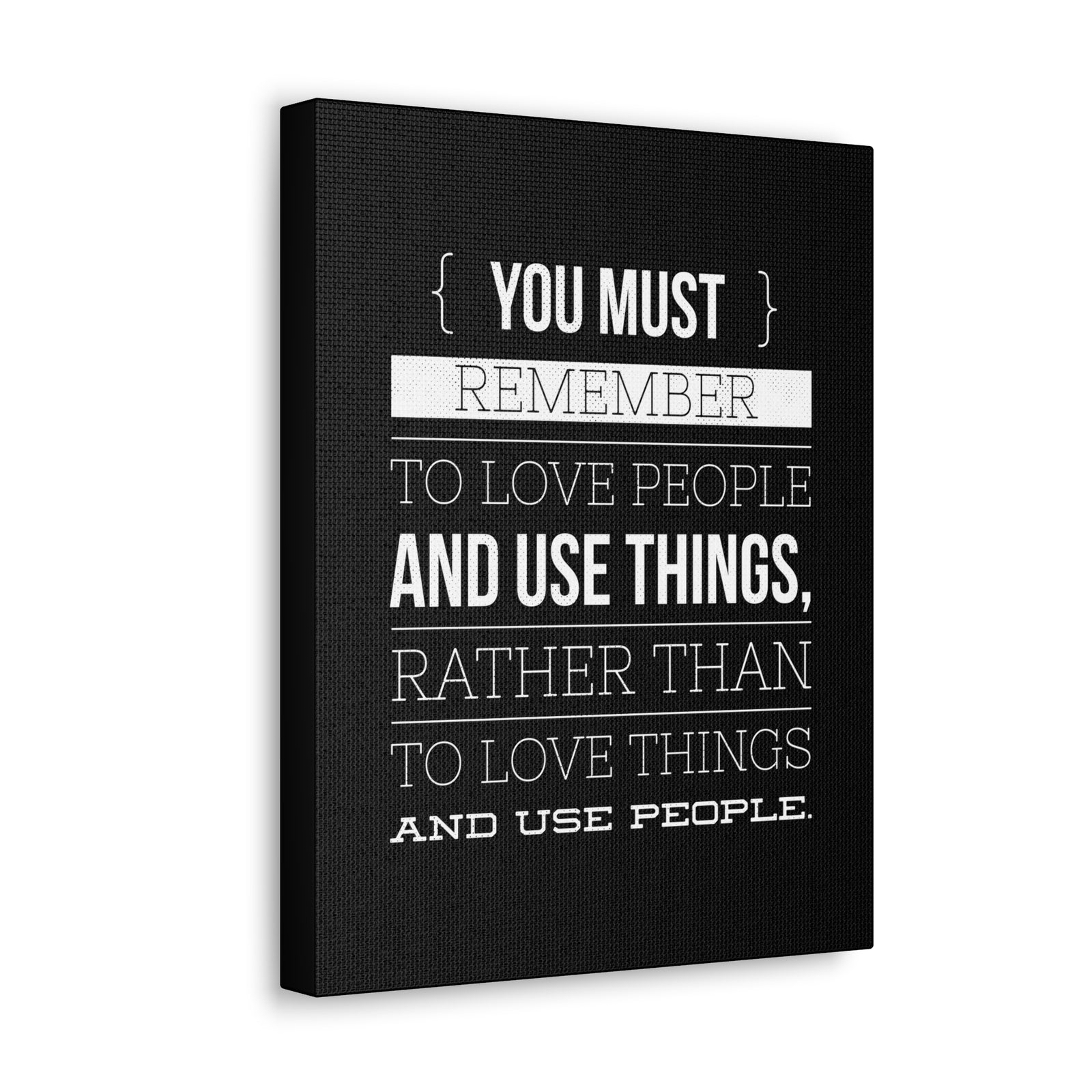 Inspirational Wall Art Remember To Love People Motivation Wall Decor for Home Office Gym Inspiring Success Quote Print Ready to Hang-Express Your Love Gifts