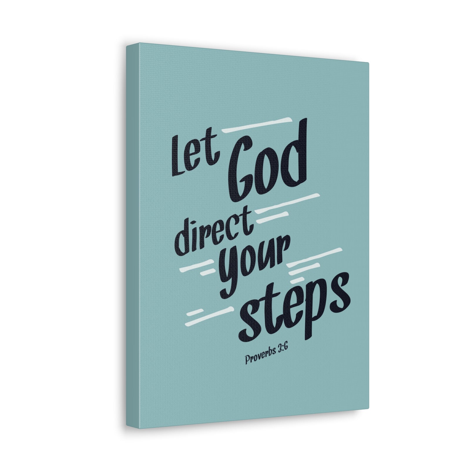 Scripture Walls God Direct Your Steps Proverbs 3:6 Bible Verse Canvas Christian Wall Art Ready to Hang-Express Your Love Gifts