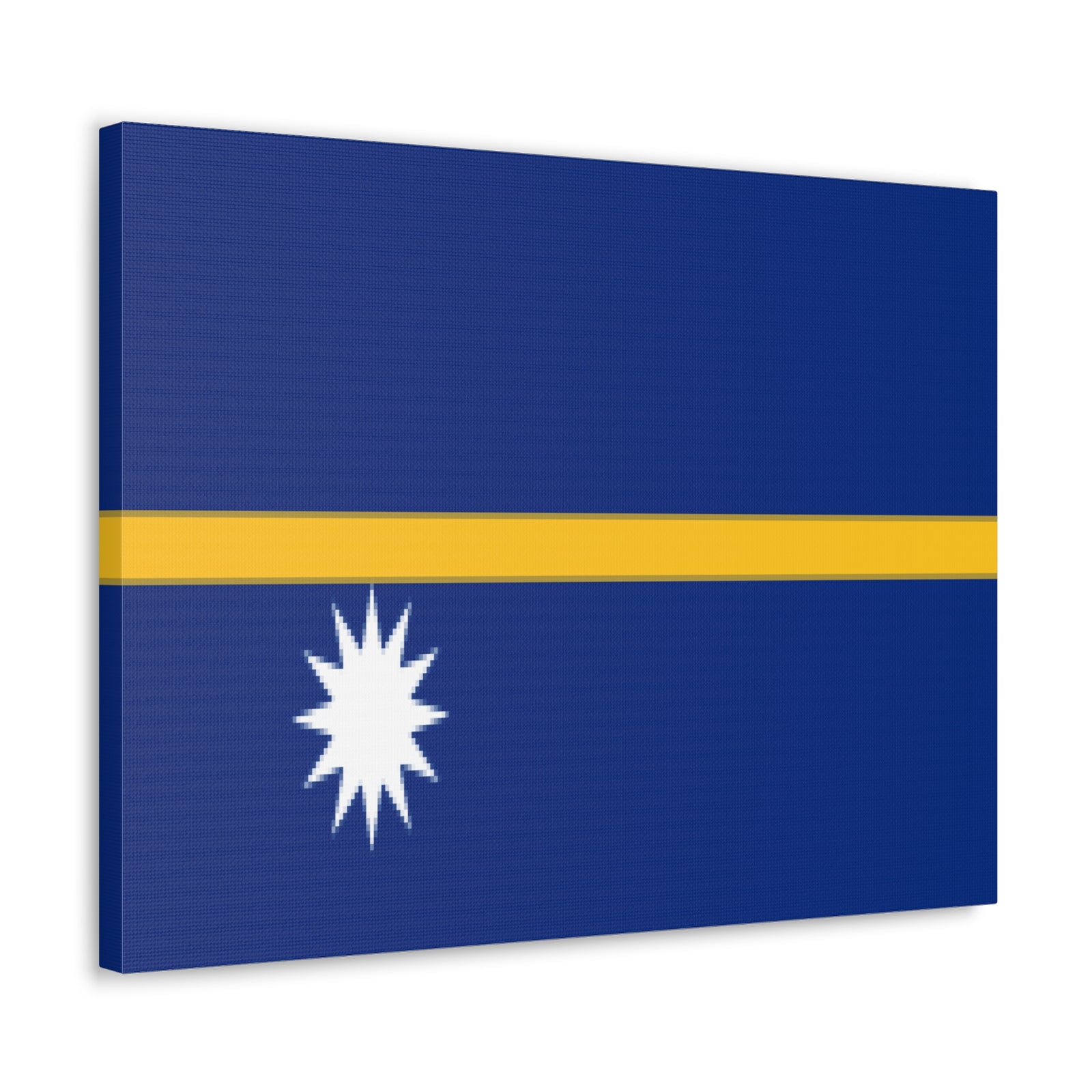 Nauru Country Flag Canvas Vibrant Wall Art Unframed Home Decor-Express Your Love Gifts