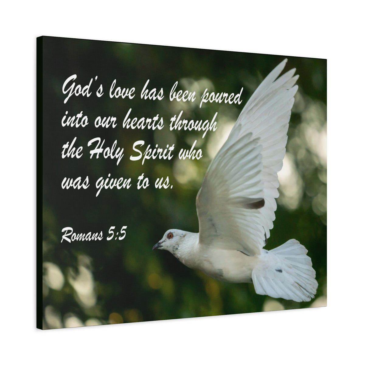 Scripture Canvas God's Love Psalm 103:8 Christian Wall Art Bible Verse Print Ready to Hang-Express Your Love Gifts