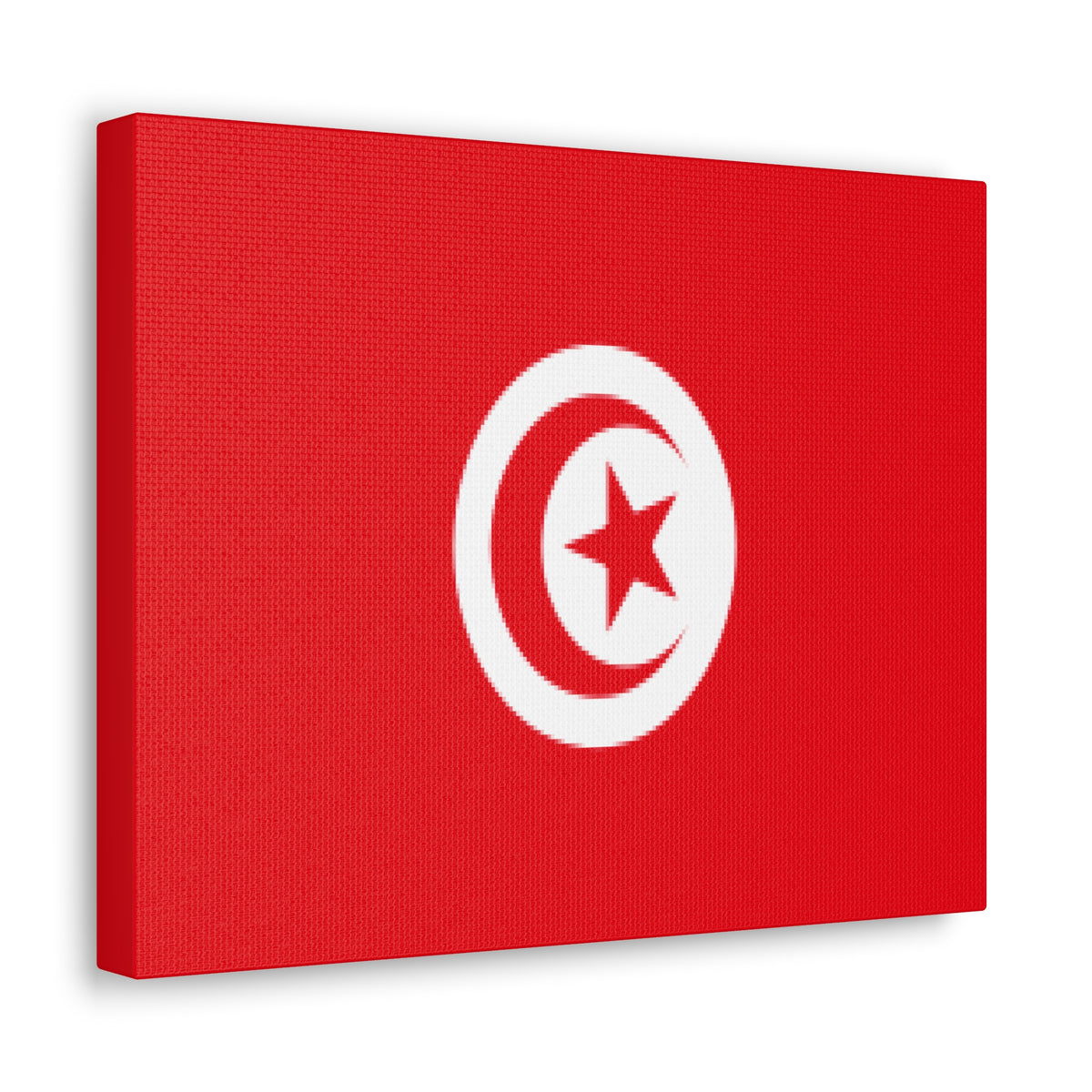 Tunisia Country Flag Canvas Vibrant Wall Art Unframed Home Decor-Express Your Love Gifts