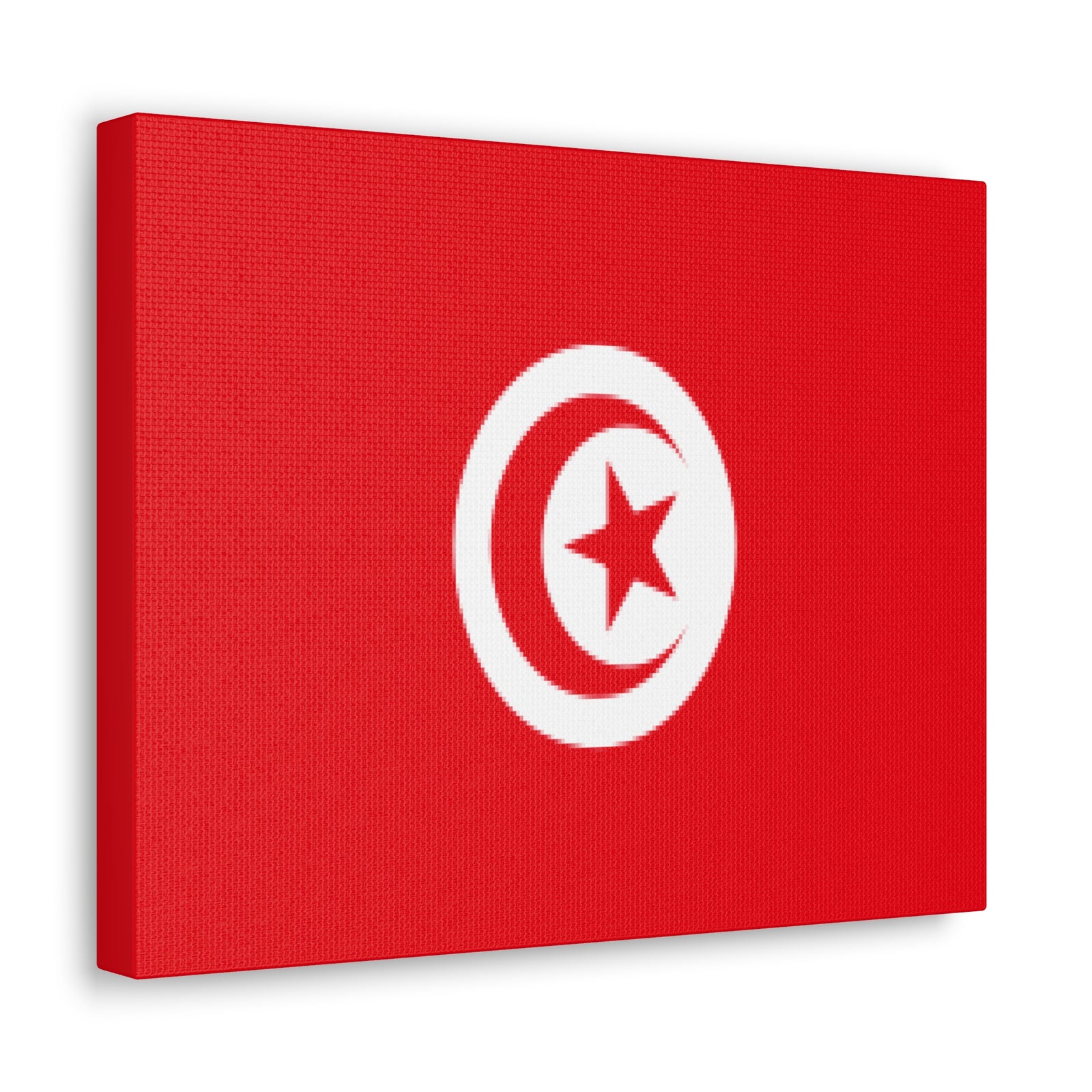 Tunisia Country Flag Canvas Vibrant Wall Art Unframed Home Decor-Express Your Love Gifts