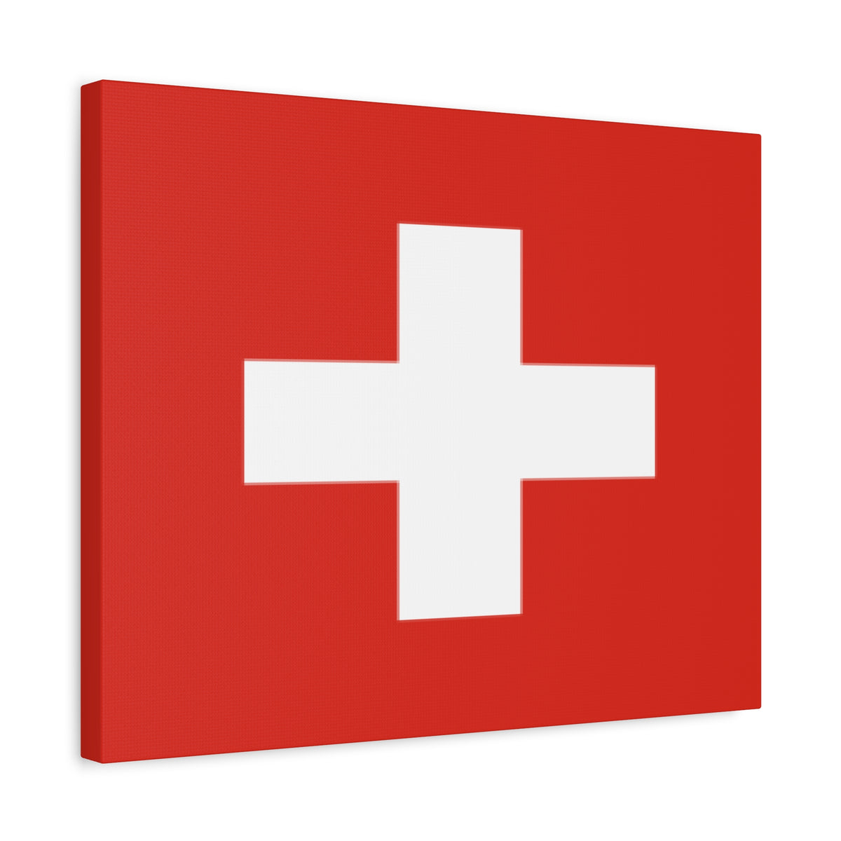 Switzerland Country Flag Canvas Vibrant Wall Art Unframed Home Decor-Express Your Love Gifts