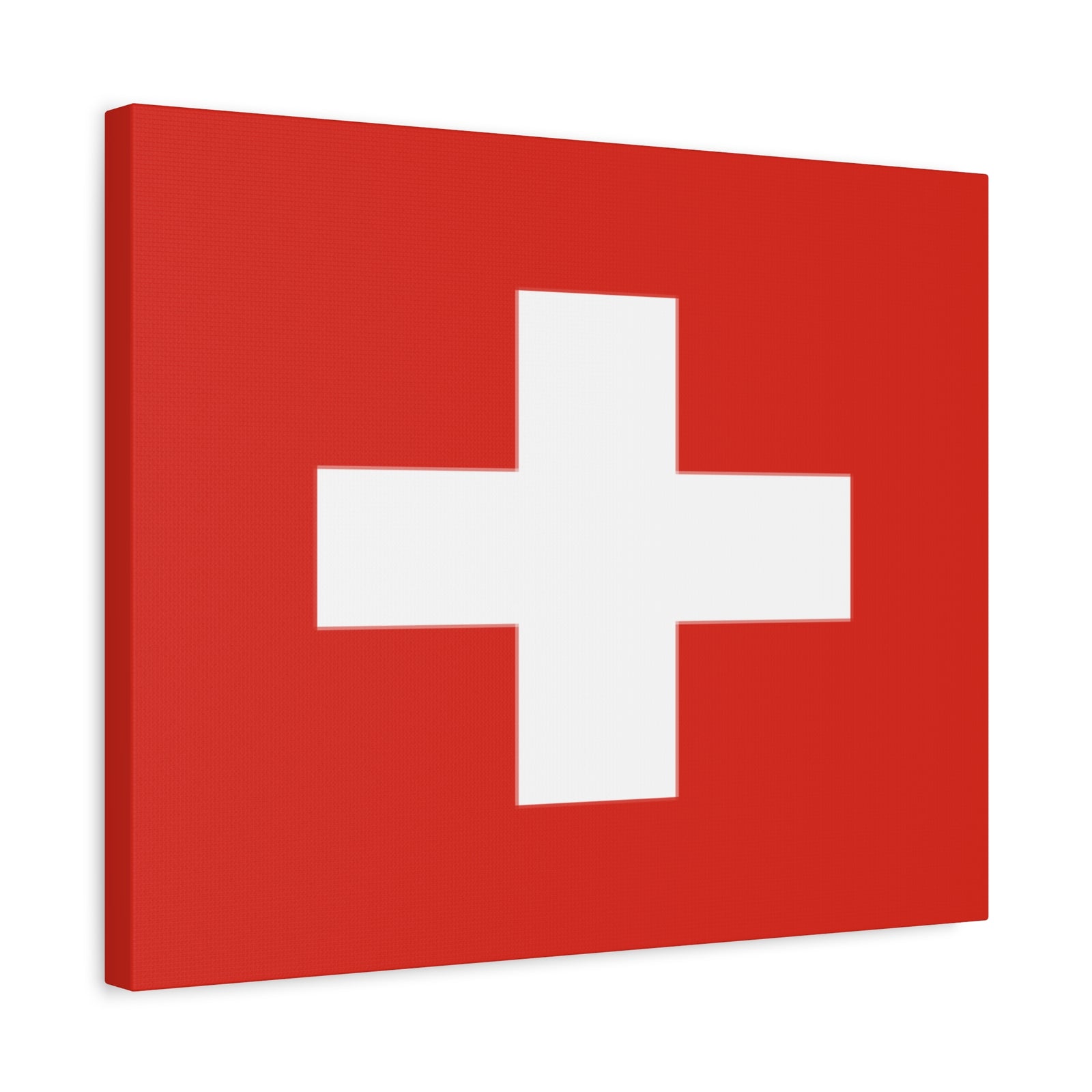 Switzerland Country Flag Canvas Vibrant Wall Art Unframed Home Decor-Express Your Love Gifts