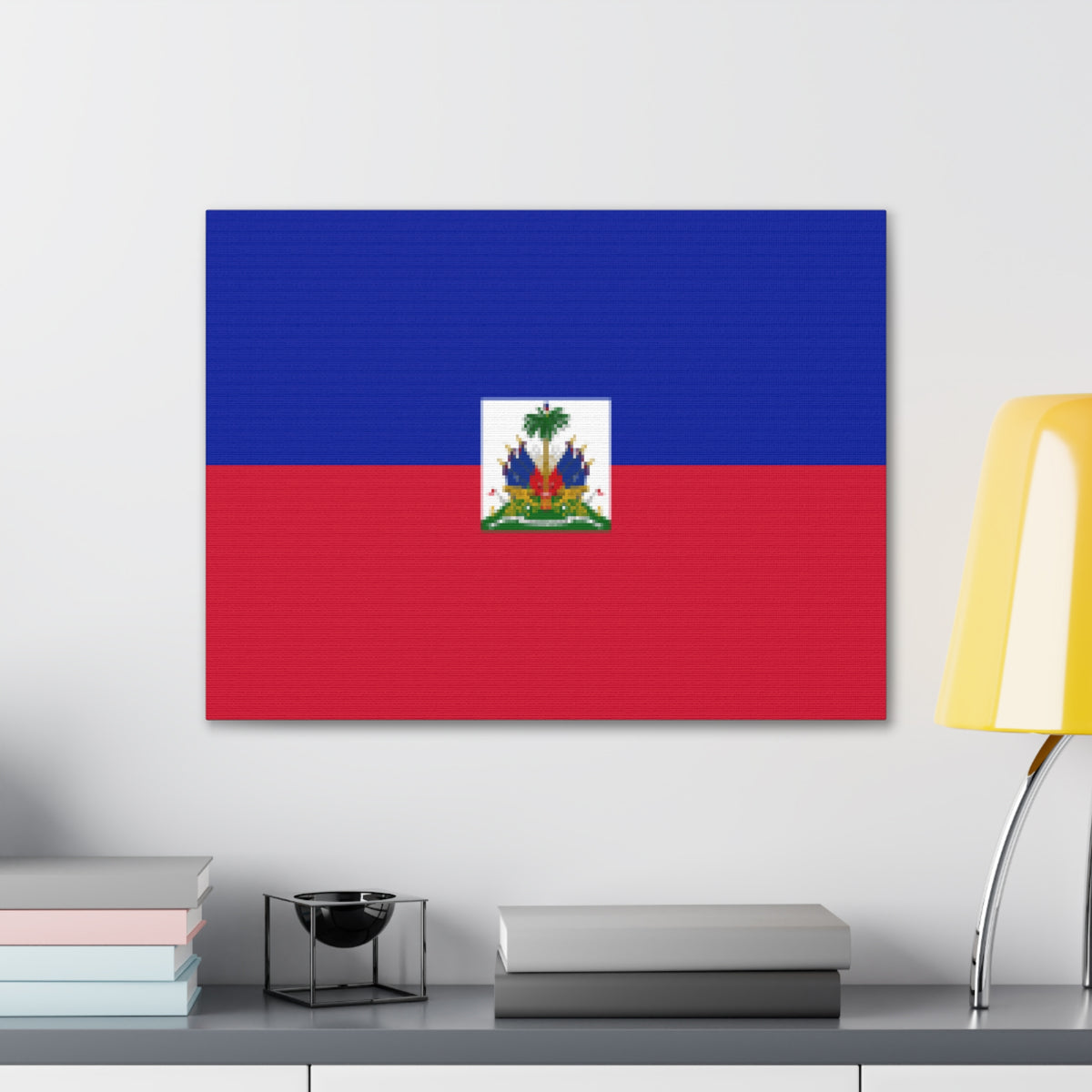 Haiti Country Flag Canvas Vibrant Wall Art Unframed Home Decor-Express Your Love Gifts