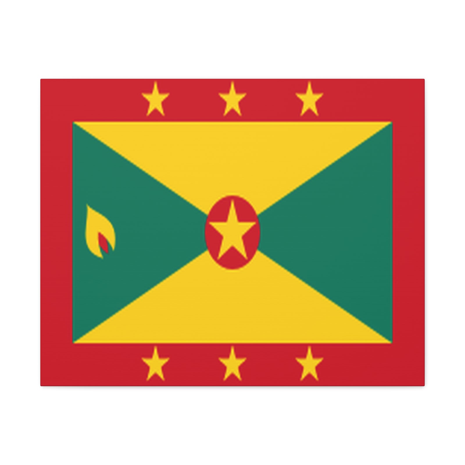 Grenada Country Flag Canvas Vibrant Wall Art Unframed Home Decor-Express Your Love Gifts