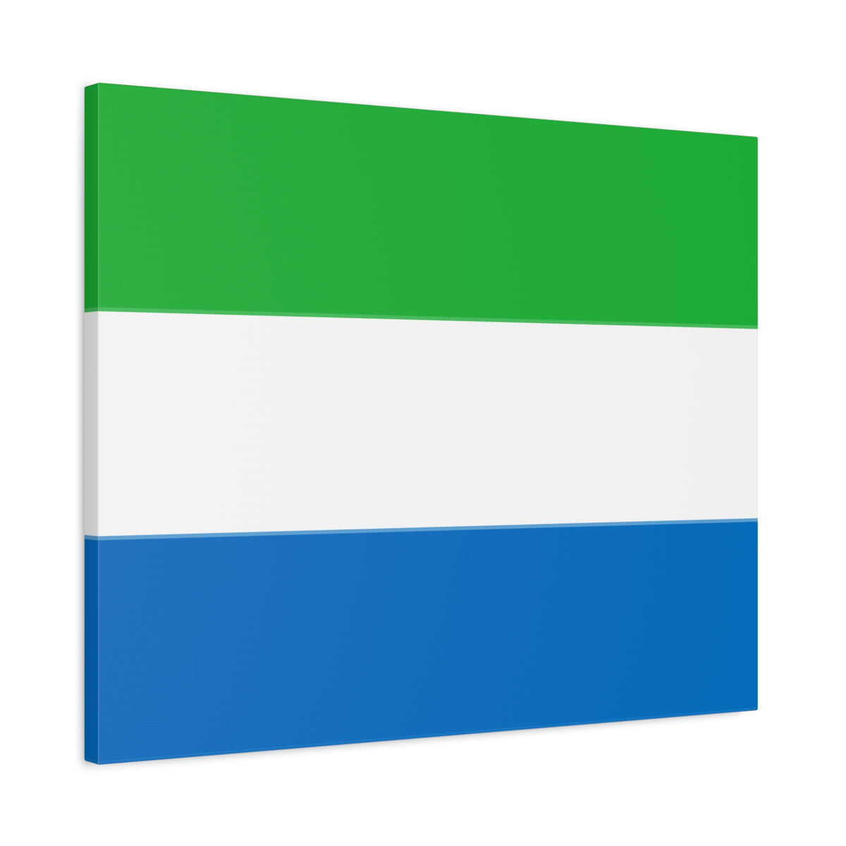 Sierra Leone Country Flag Canvas Vibrant Wall Art Unframed Home Decor-Express Your Love Gifts