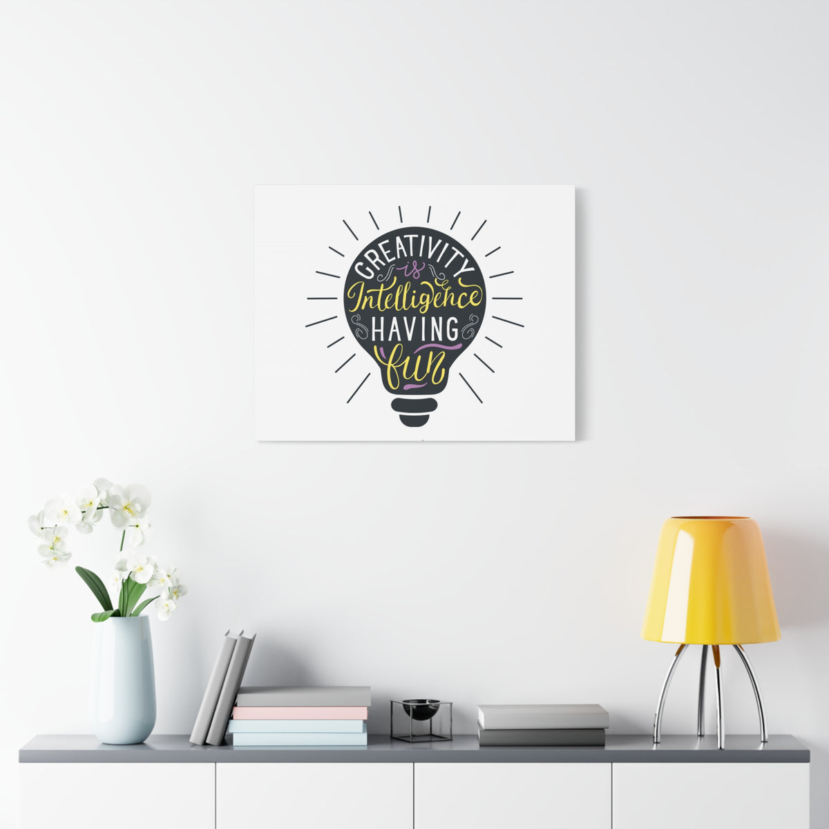 Inspirational Quote Canvas Creativity Wall Art Motivational Motto Inspiring Prints Artwork Decor Ready to Hang-Express Your Love Gifts