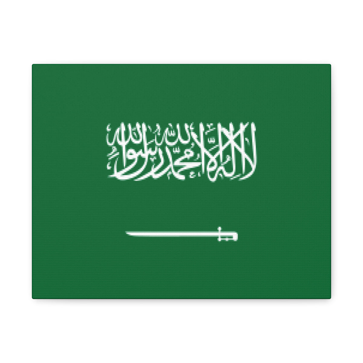 Saudi Arabia Country Flag Canvas Vibrant Wall Art Unframed Home Decor-Express Your Love Gifts