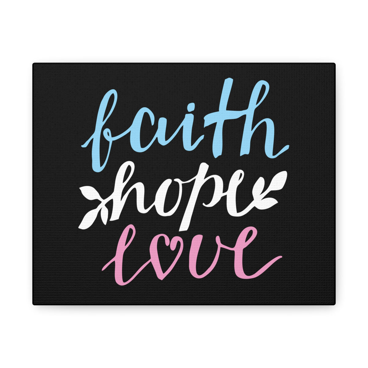 Scripture Walls Faith Hope Love Colors 1 Corinthians 13:13 Christian Wall Art Bible Verse Print Ready To Hang-Express Your Love Gifts