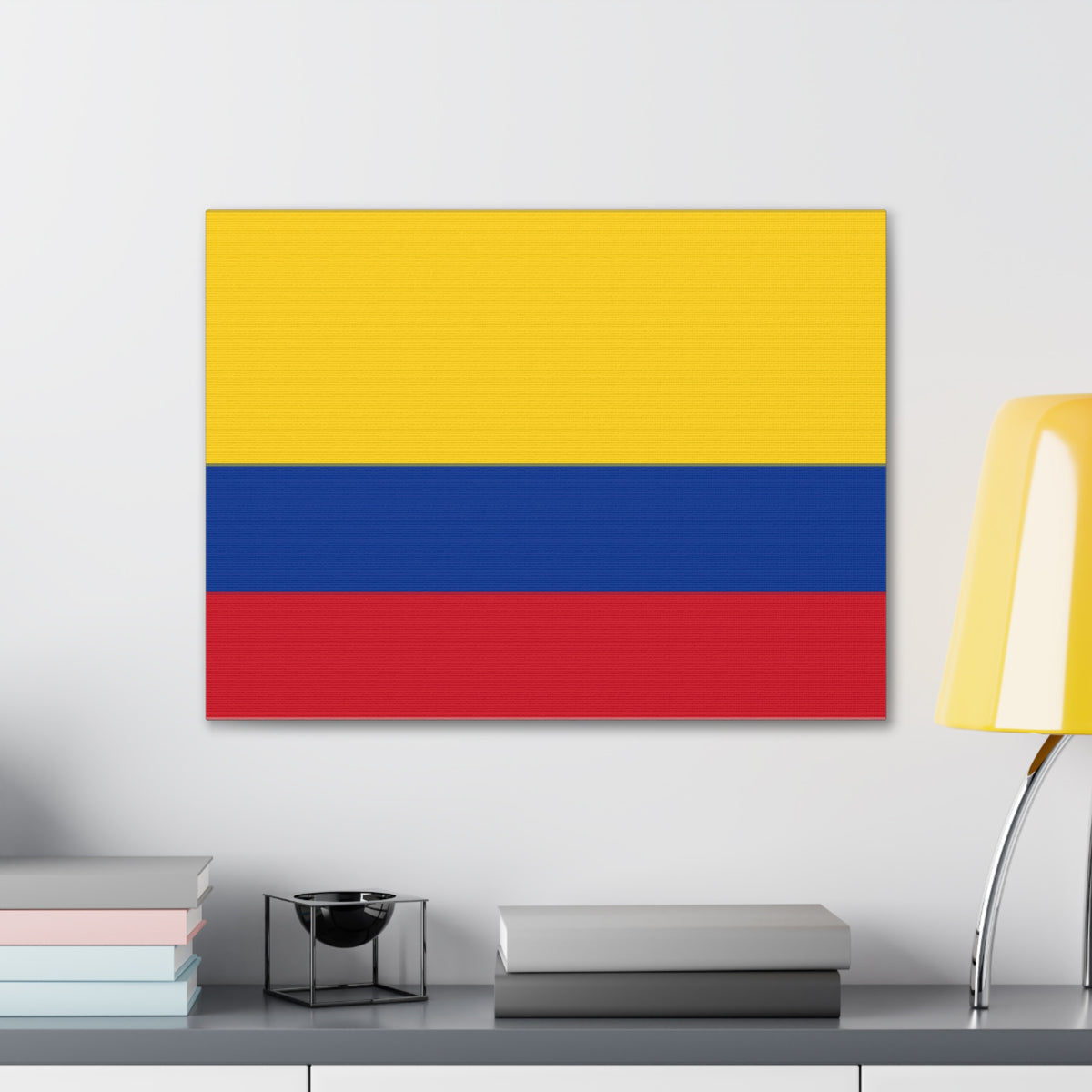 Colombia Country Flag Canvas Vibrant Wall Art Unframed Home Decor-Express Your Love Gifts