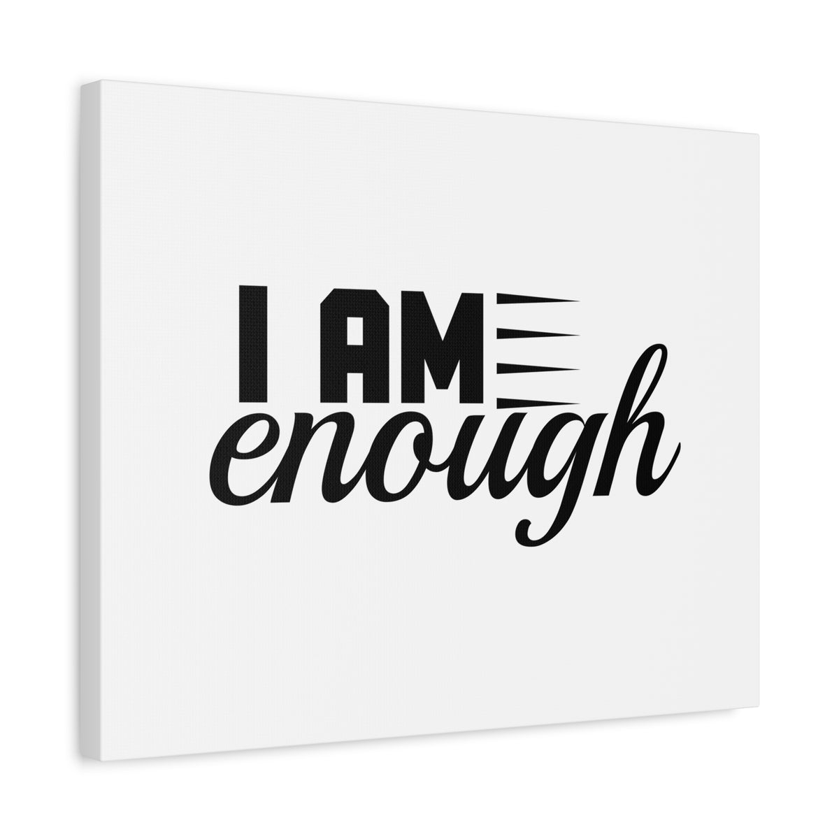 Scripture Canvas I Am Enough Psalm 73:26 Christian Wall Art Bible Verse Print Ready to Hang-Express Your Love Gifts