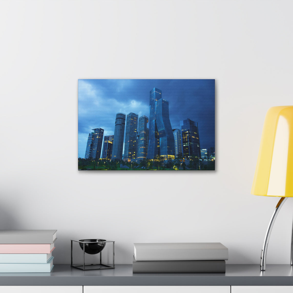 Mexico City Night Skyline Canvas Artwork High-Quality Breathtaking Stunning Cityscape for Home Decor Ready to Hang-Express Your Love Gifts