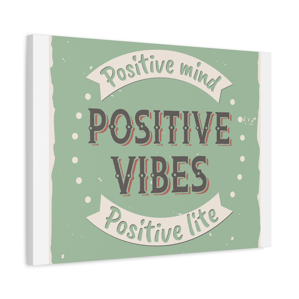Inspirational Quote Canvas Positive Vibes Wall Art Motivational Motto Inspiring Prints Artwork Decor Ready to Hang-Express Your Love Gifts