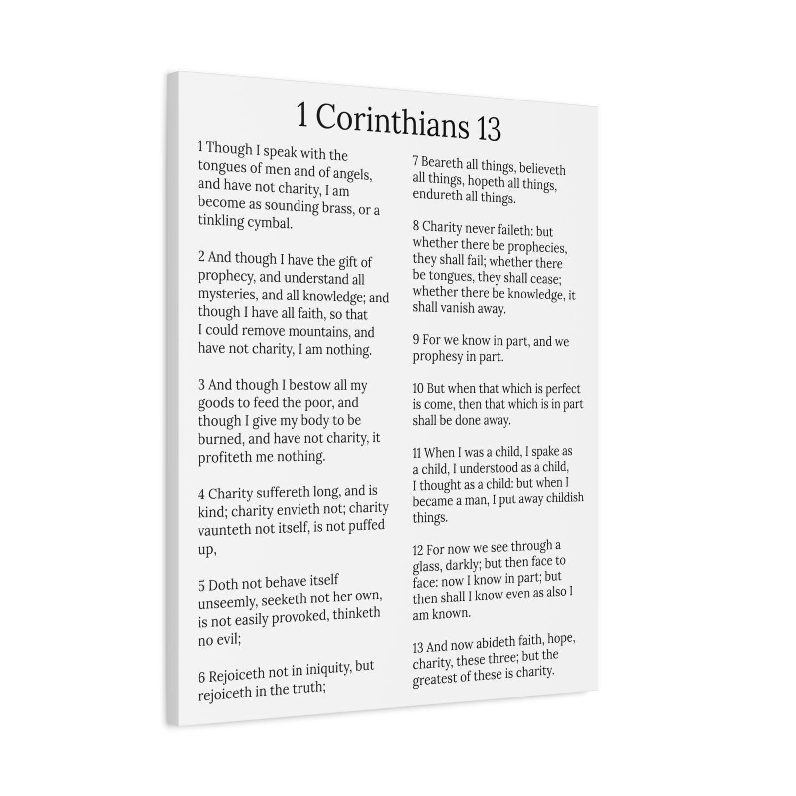 Scripture Walls Giving of the Law Exodus 20 Chapter WhiteChristian Wall Art Print Ready to Hang Unframed-Express Your Love Gifts