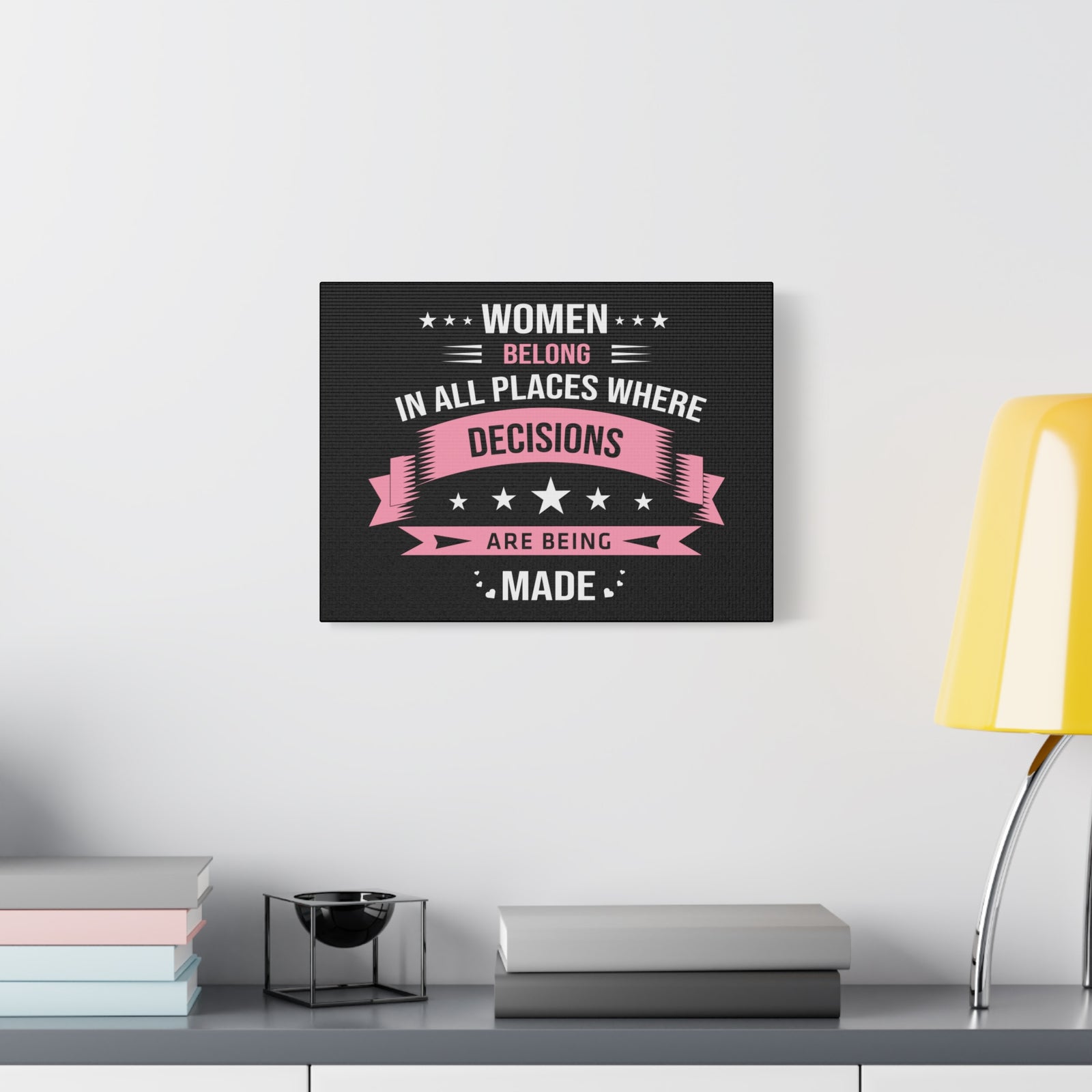 Inspirational Quote Canvas In All Places Wall Art Motivational Motto Inspiring Prints Artwork Decor Ready to Hang-Express Your Love Gifts