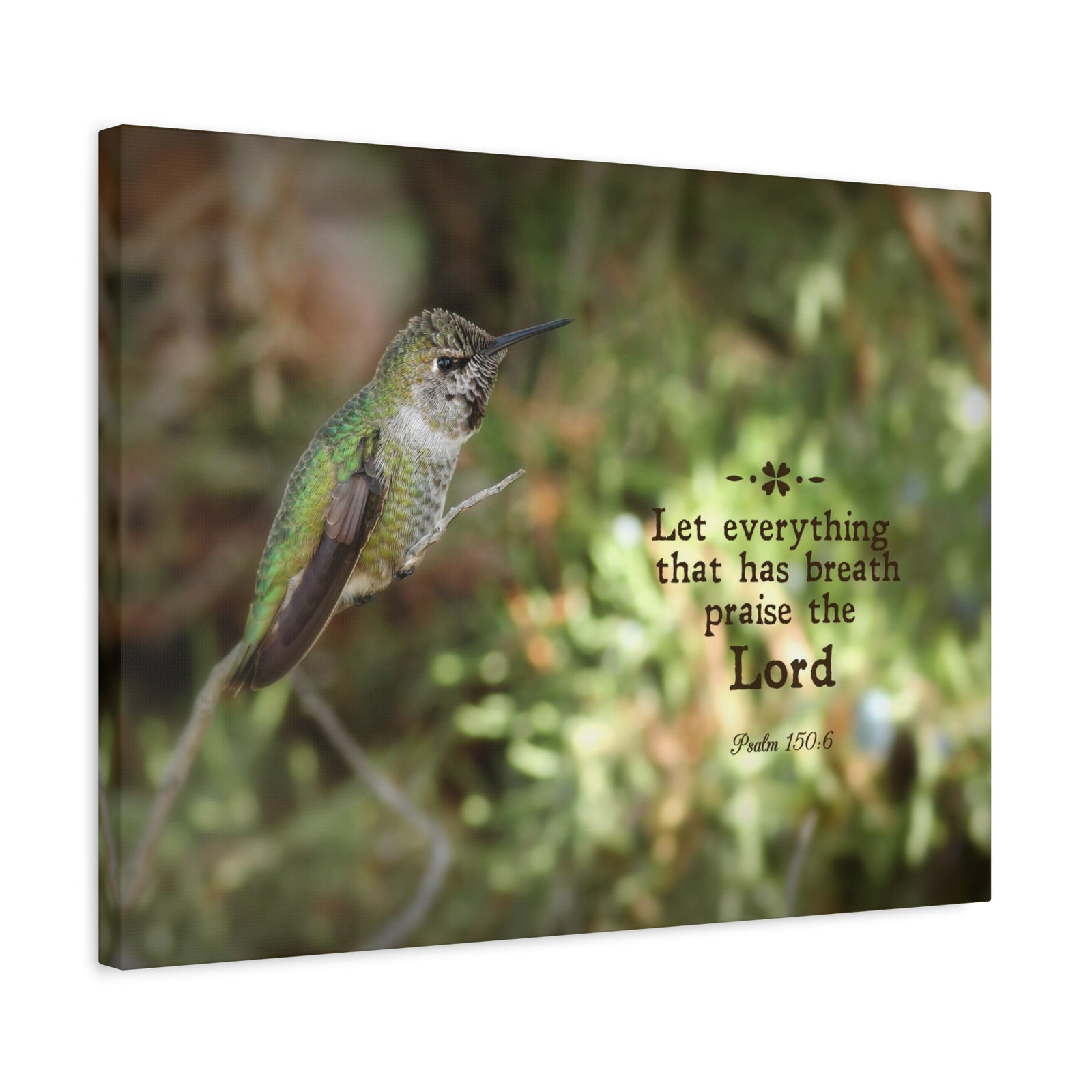 Scripture Walls Praise The Lord Psalm 150:6 Bible Verse Canvas Christian Wall Art Bible Verse Print Ready To Hang-Express Your Love Gifts