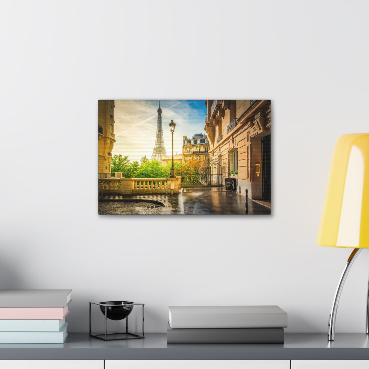 Paris Street View France Canvas Artwork High-Quality Breathtaking French City for Home Decor Ready to Hang-Express Your Love Gifts