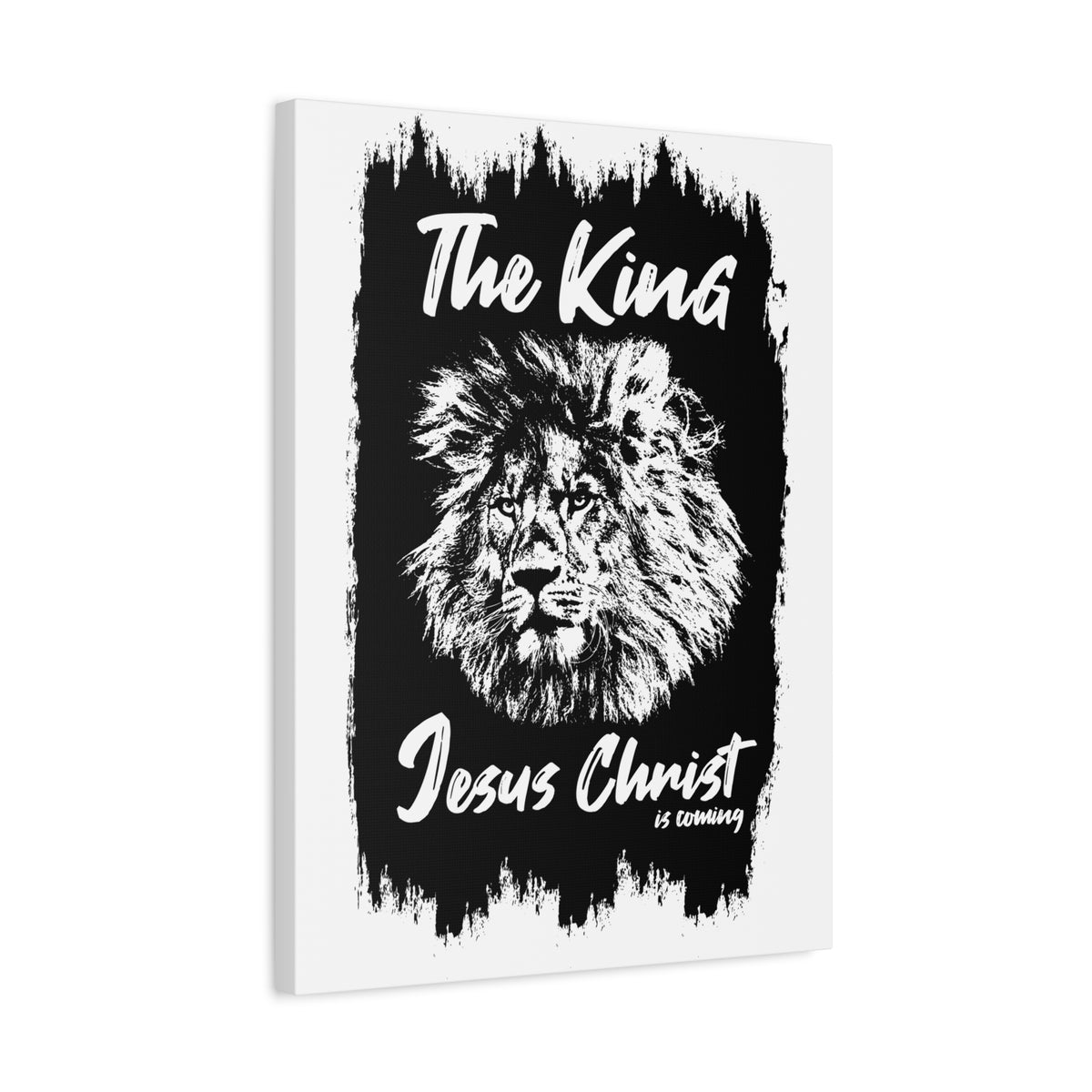 Scripture Walls King Jesus is Coming Bible Verse Canvas Christian Wall Art Ready to Hang Unframed-Express Your Love Gifts